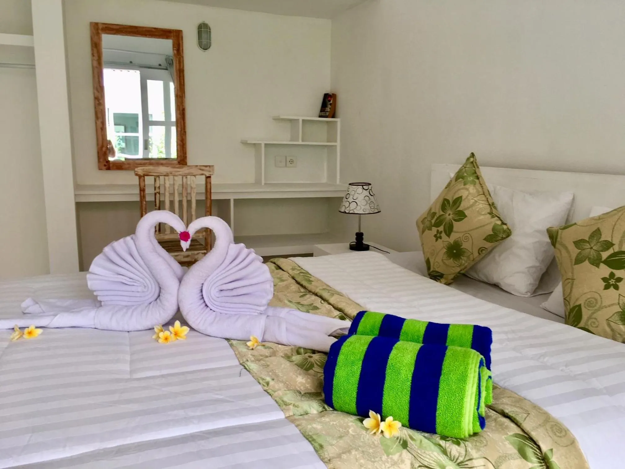 Bed in Narayana Homestay