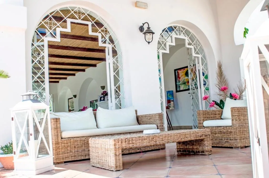 Patio in Hotel Rojas