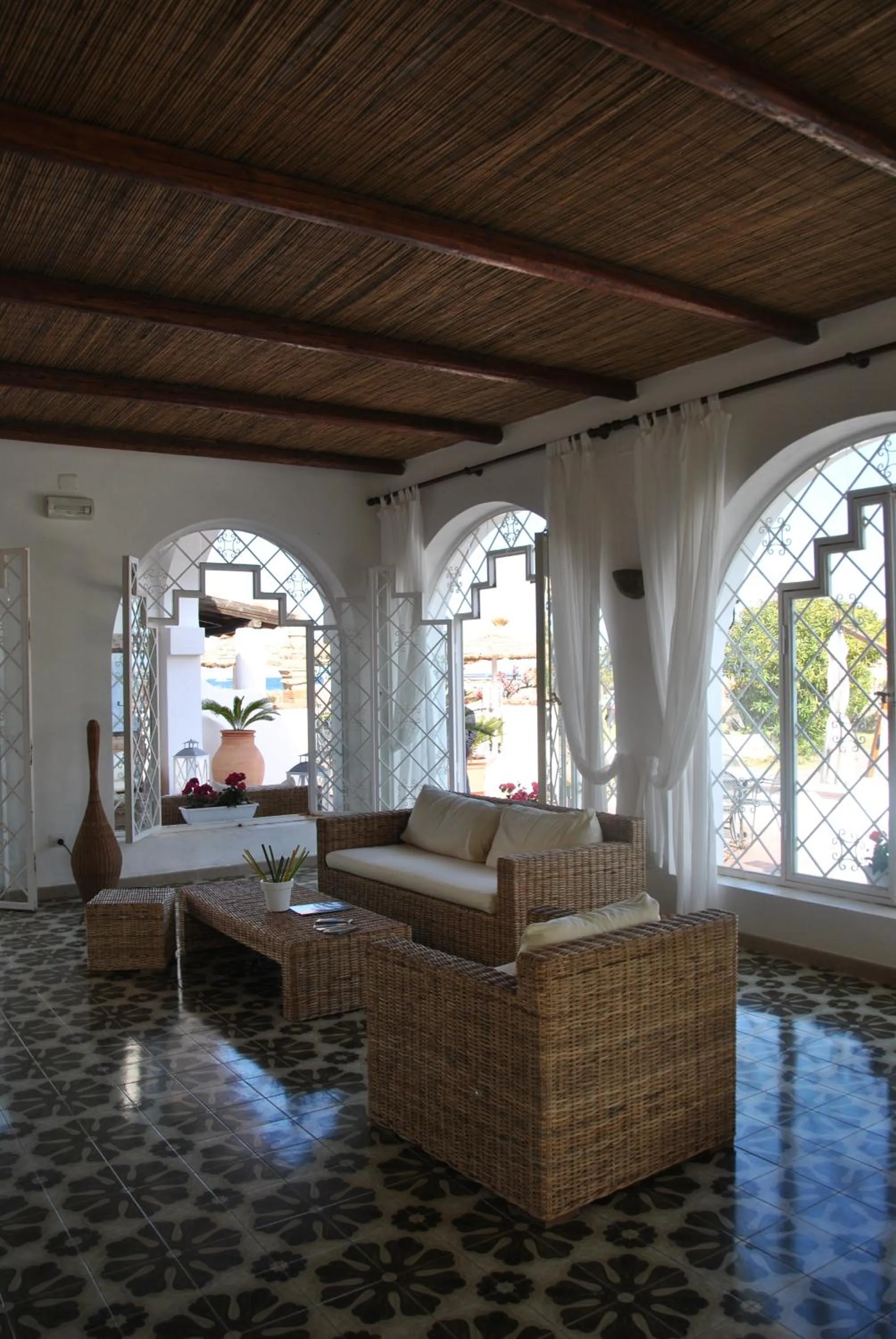 Lobby or reception in Hotel Rojas