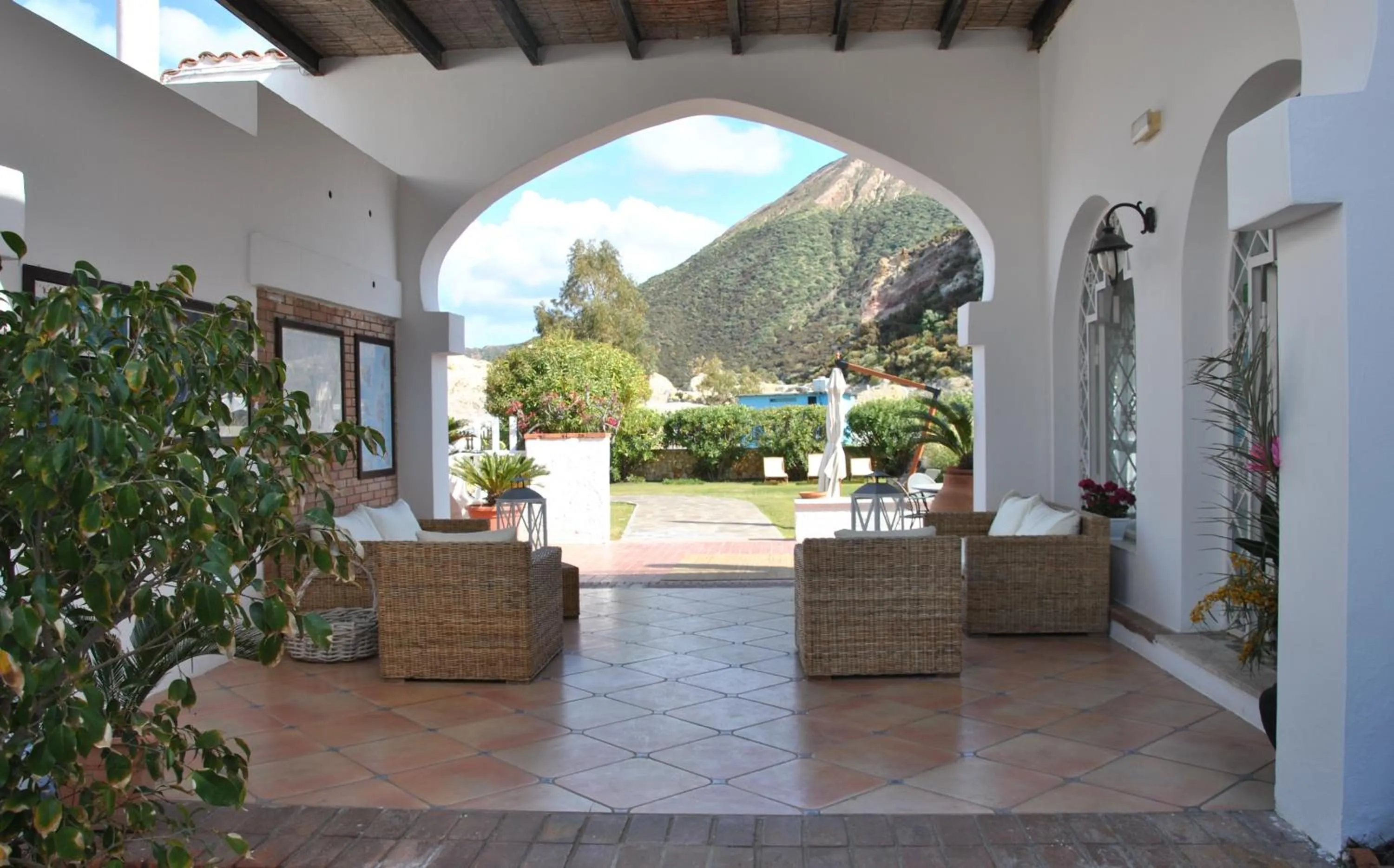 Patio in Hotel Rojas