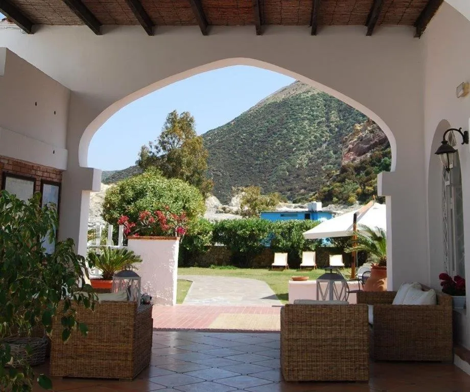 Patio in Hotel Rojas