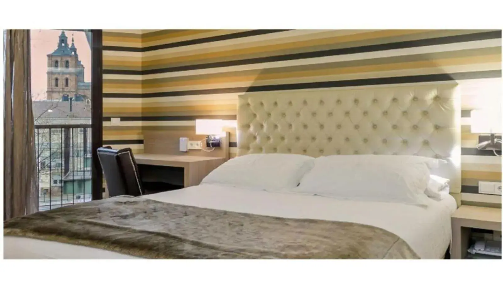 Bed in U-Hotel Spa Ciudad de Astorga Bed in U-Hotel Spa Ciudad de Astorga