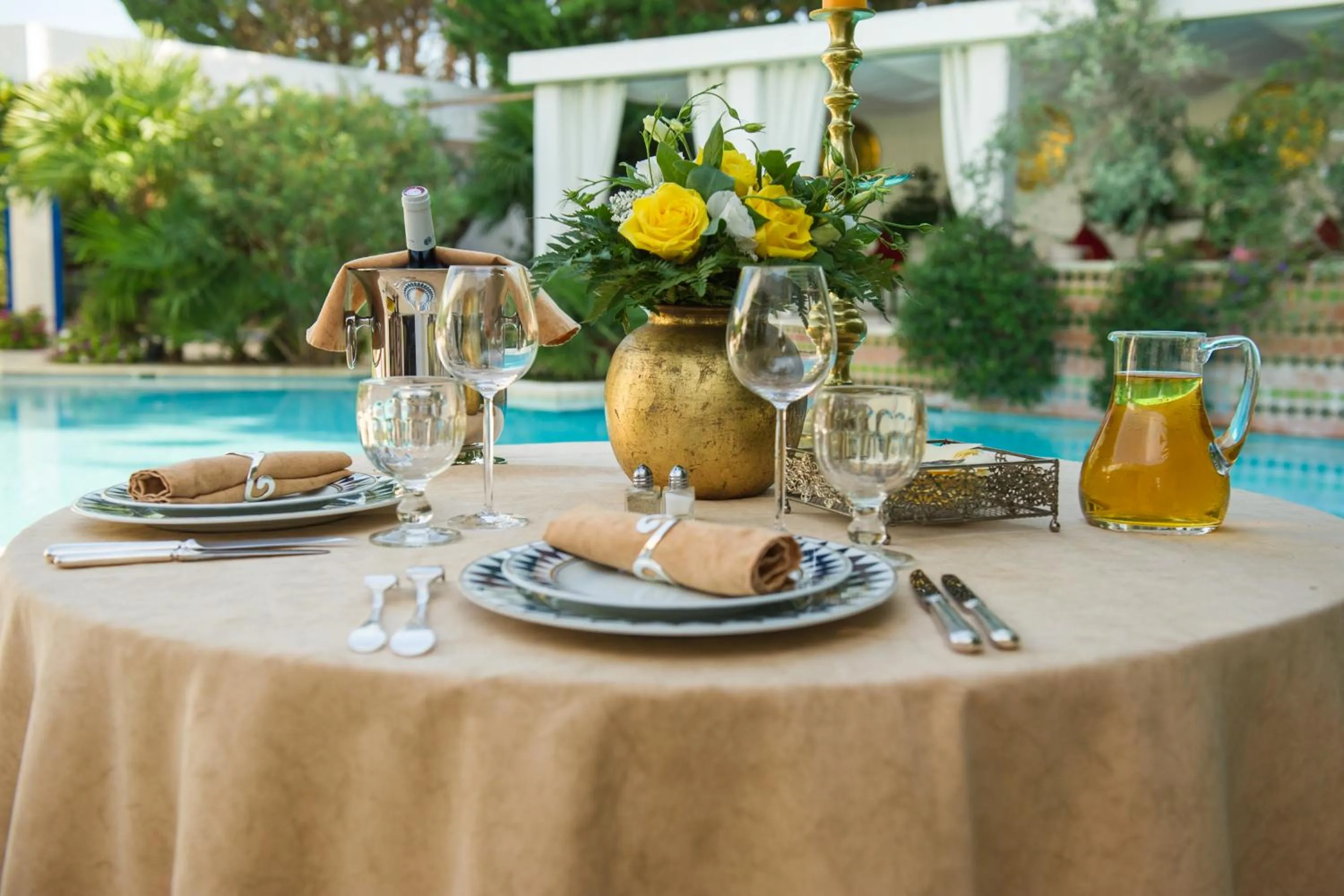 Restaurant/places to eat in La Villa Majorelle