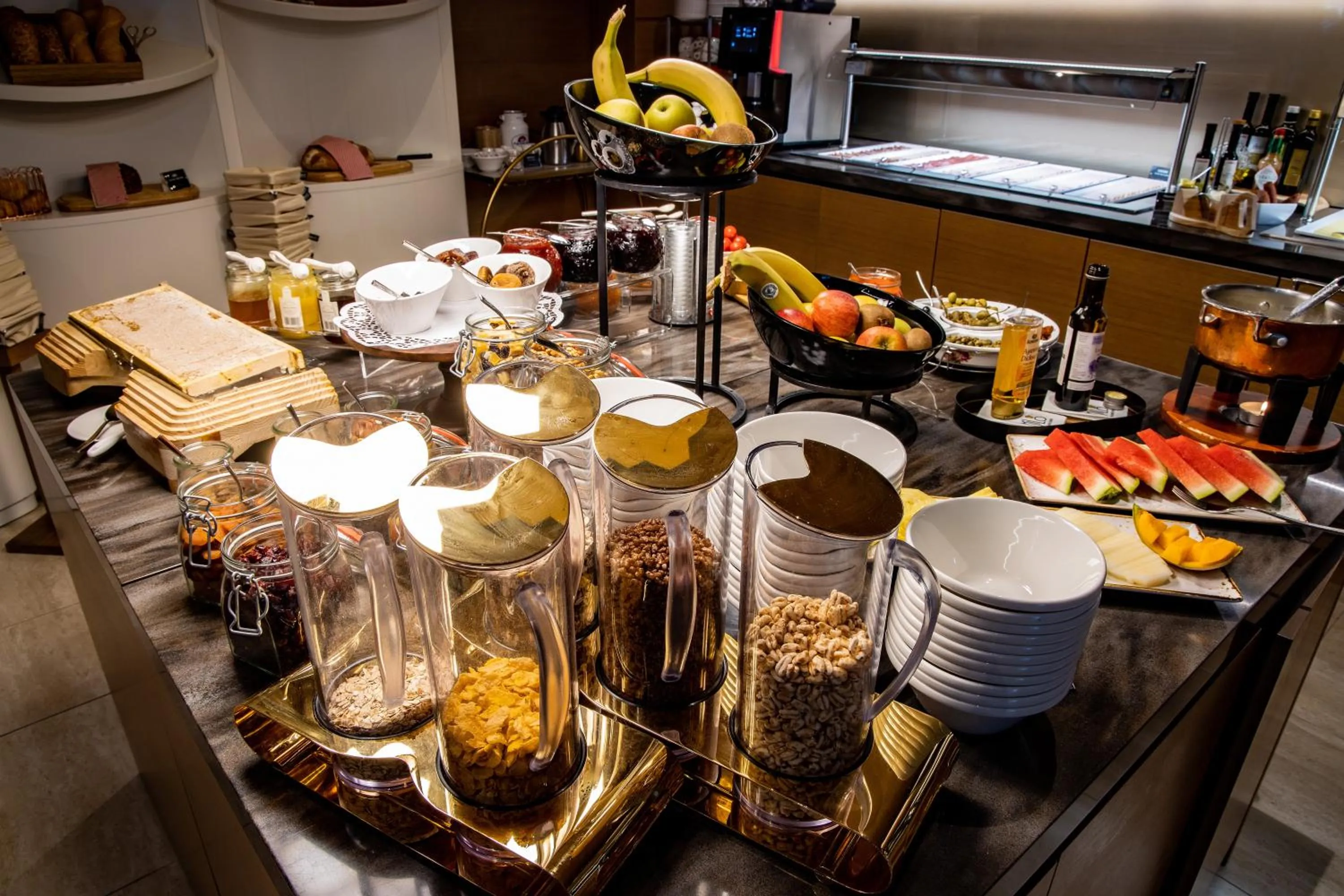 Buffet breakfast in Hotel Seven