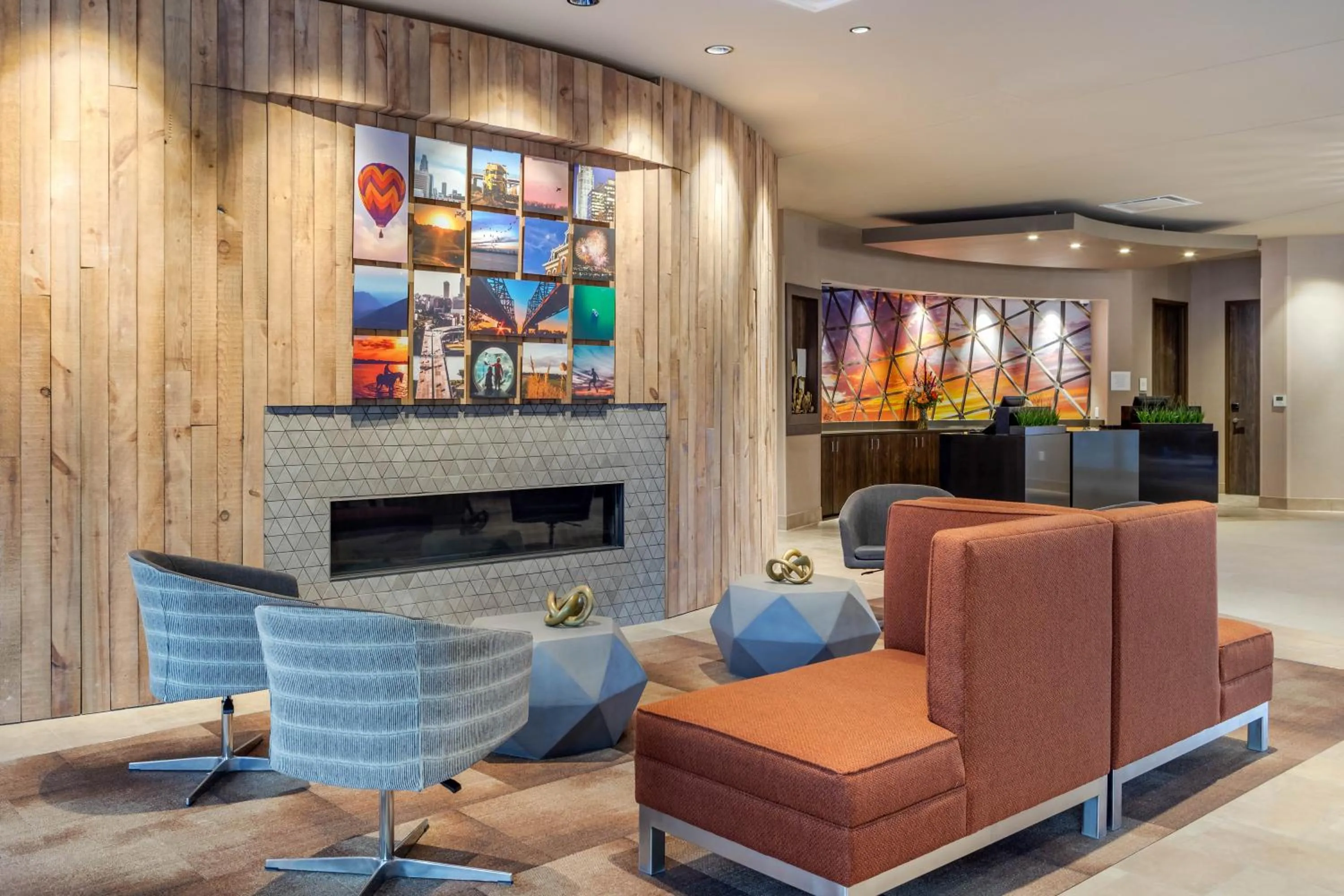 Lobby or reception in Cambria Hotel Omaha Downtown