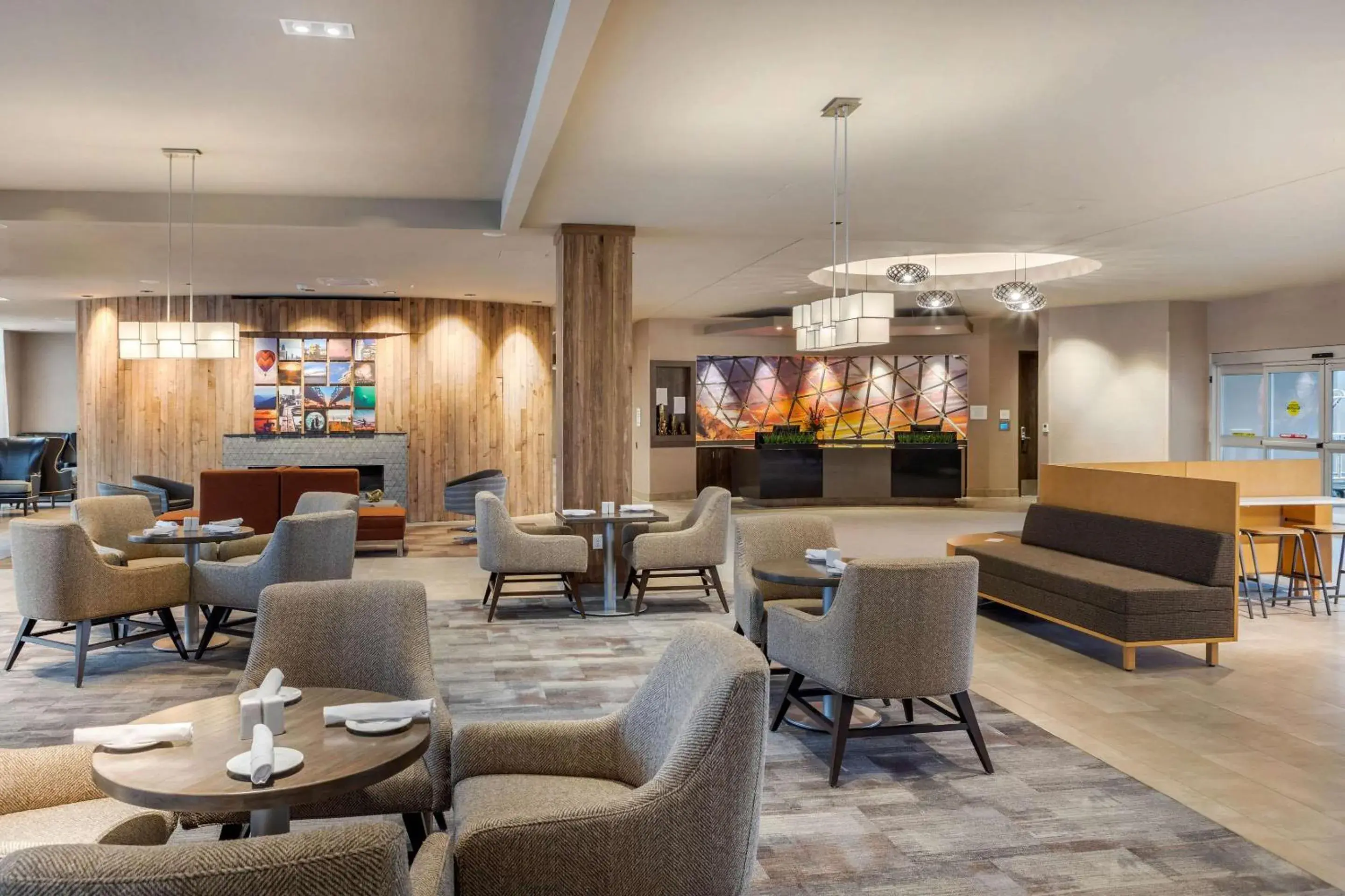 Lobby or reception in Cambria Hotel Omaha Downtown Lobby or reception in Cambria Hotel Omaha Downtown