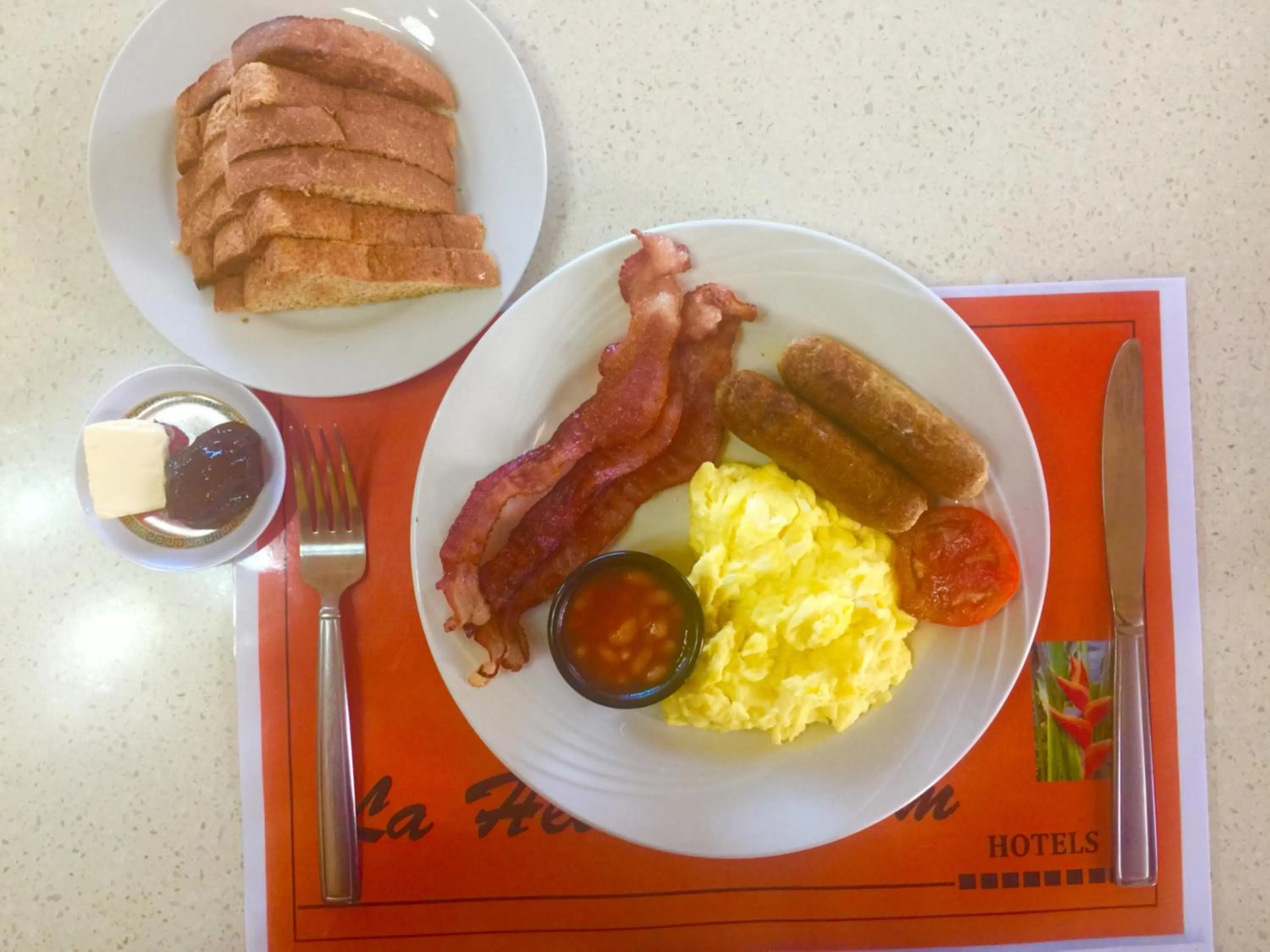 Breakfast in La Heliconia & Day Spa