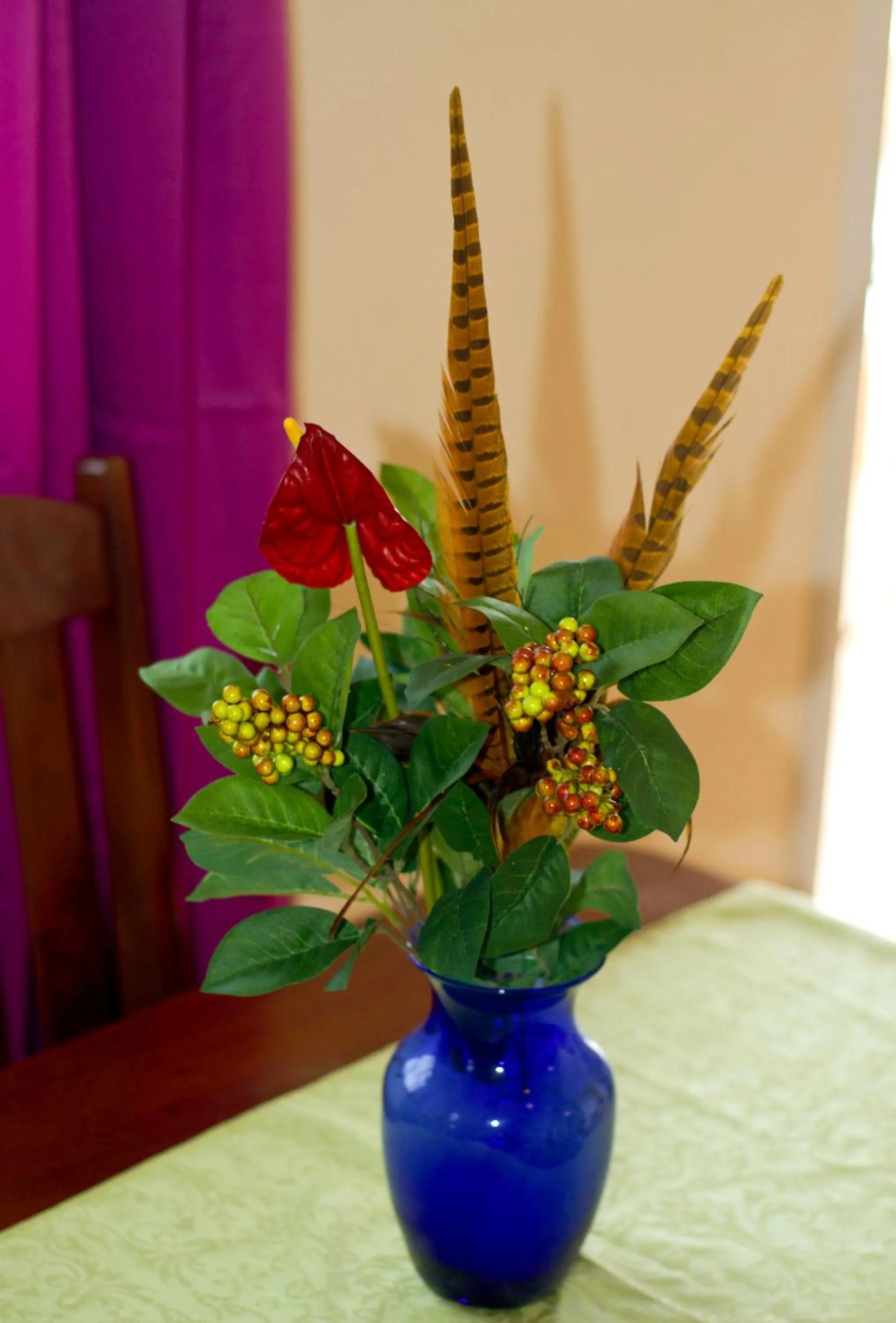 Decorative detail in La Heliconia & Day Spa