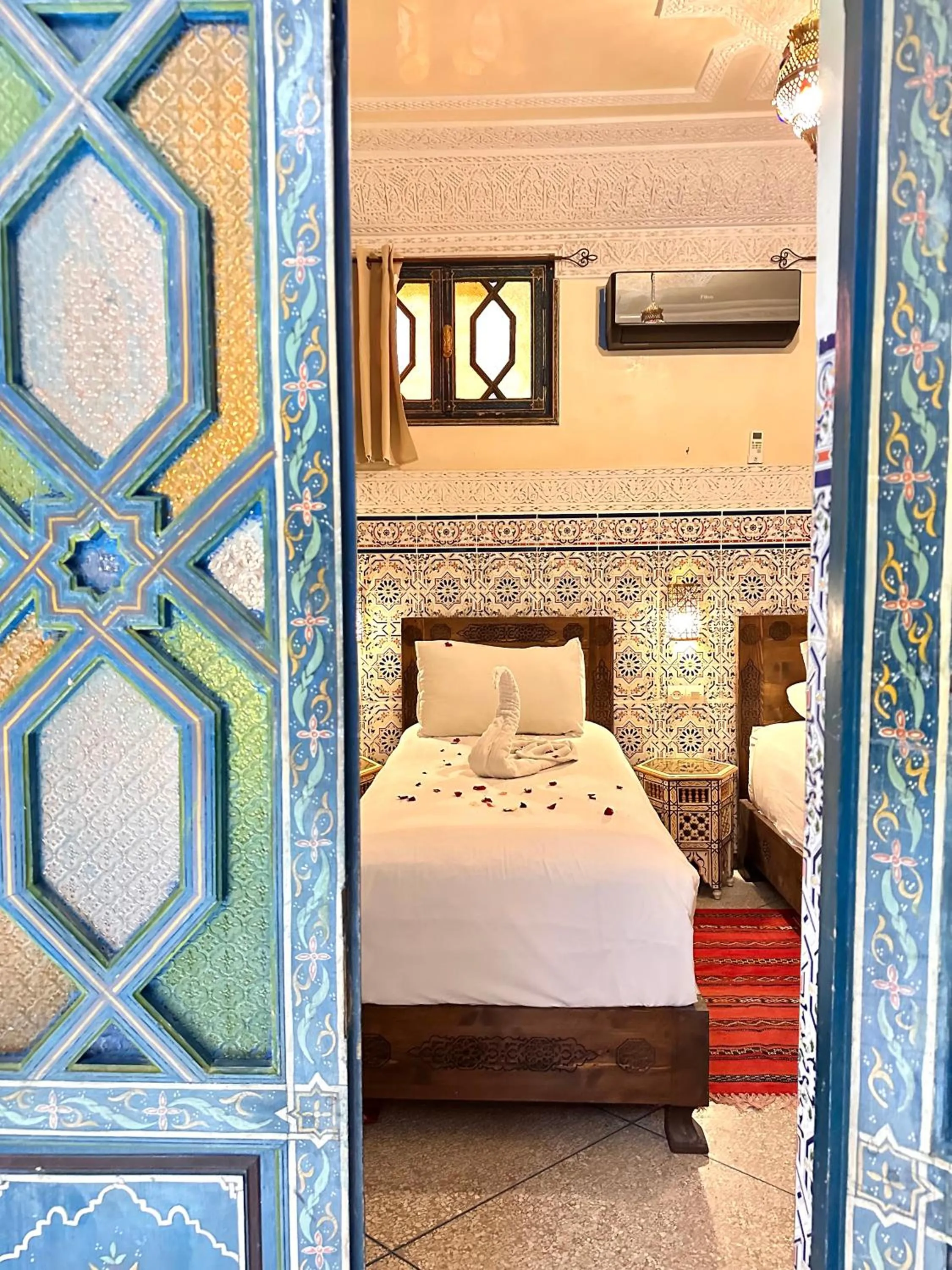 Bed in Riad Tasneem