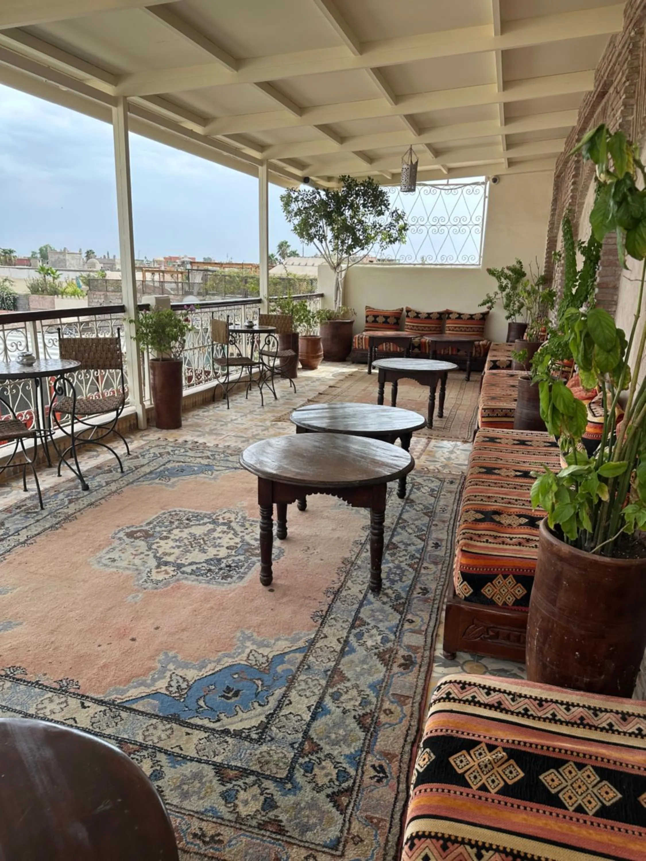 Balcony/Terrace in Riad Tasneem