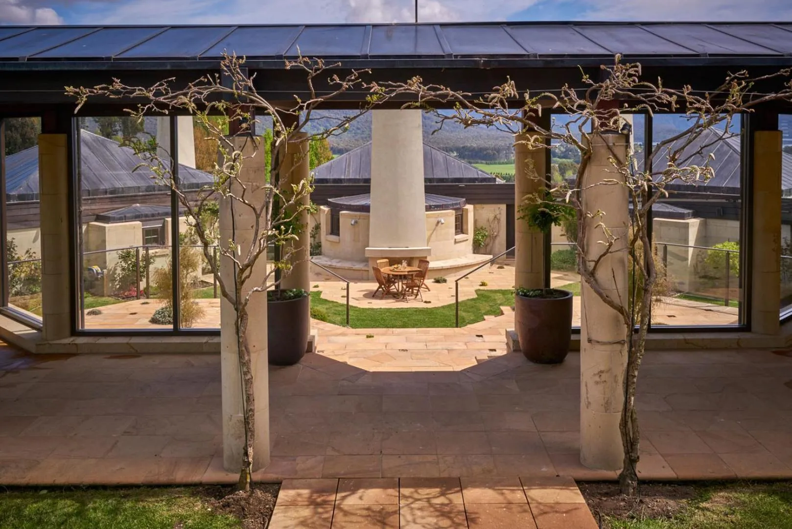 Patio in Cabot Lodge - Fiordland National Park