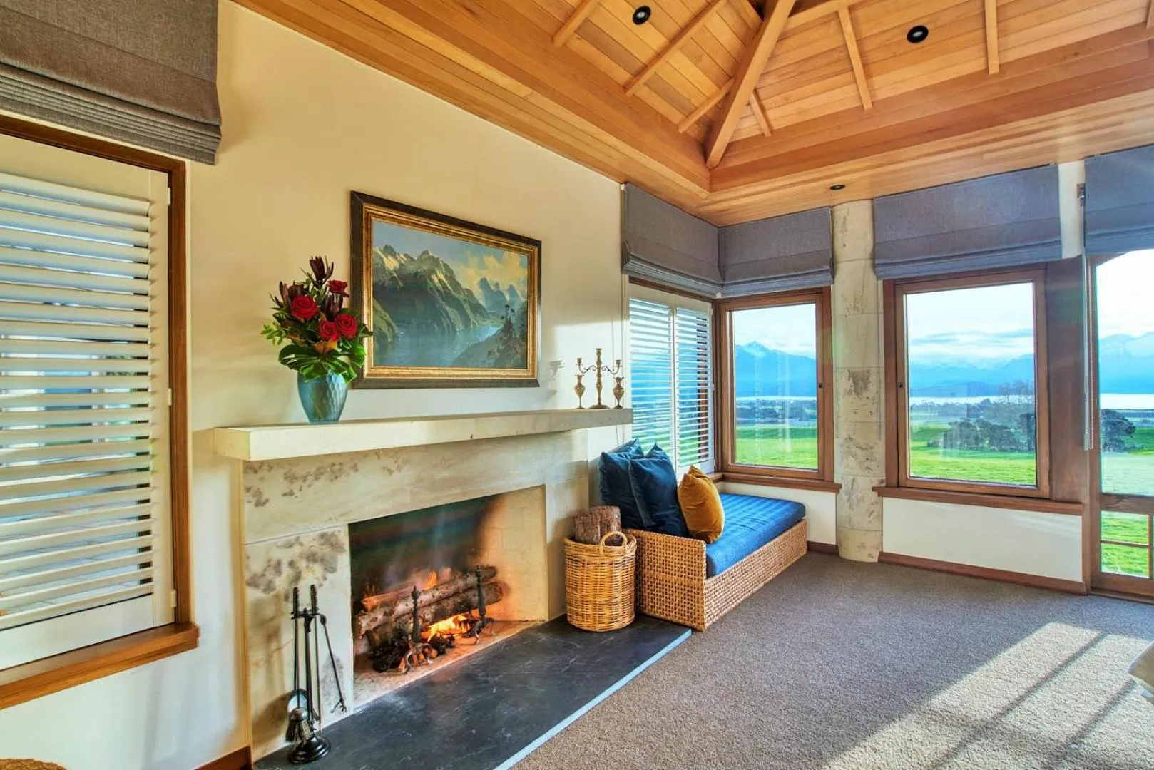 Bedroom in Cabot Lodge - Fiordland National Park