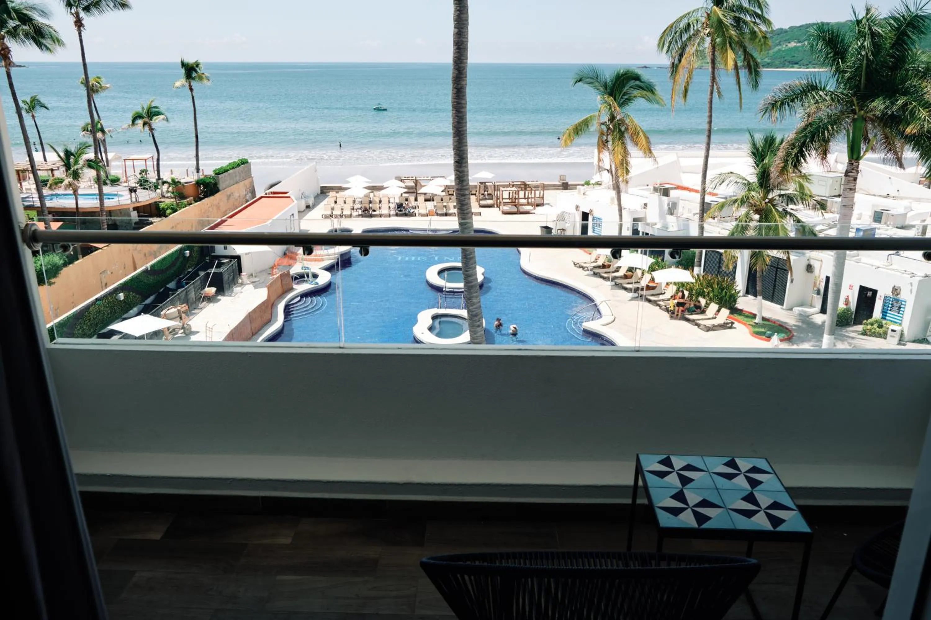Pool view in The Inn at Mazatlan