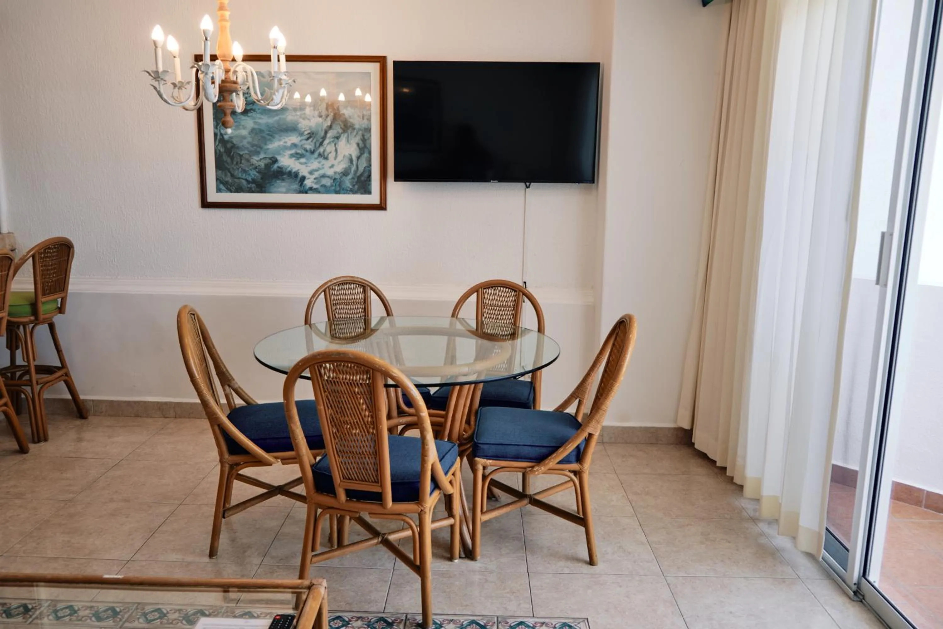 Dining area in The Inn at Mazatlan