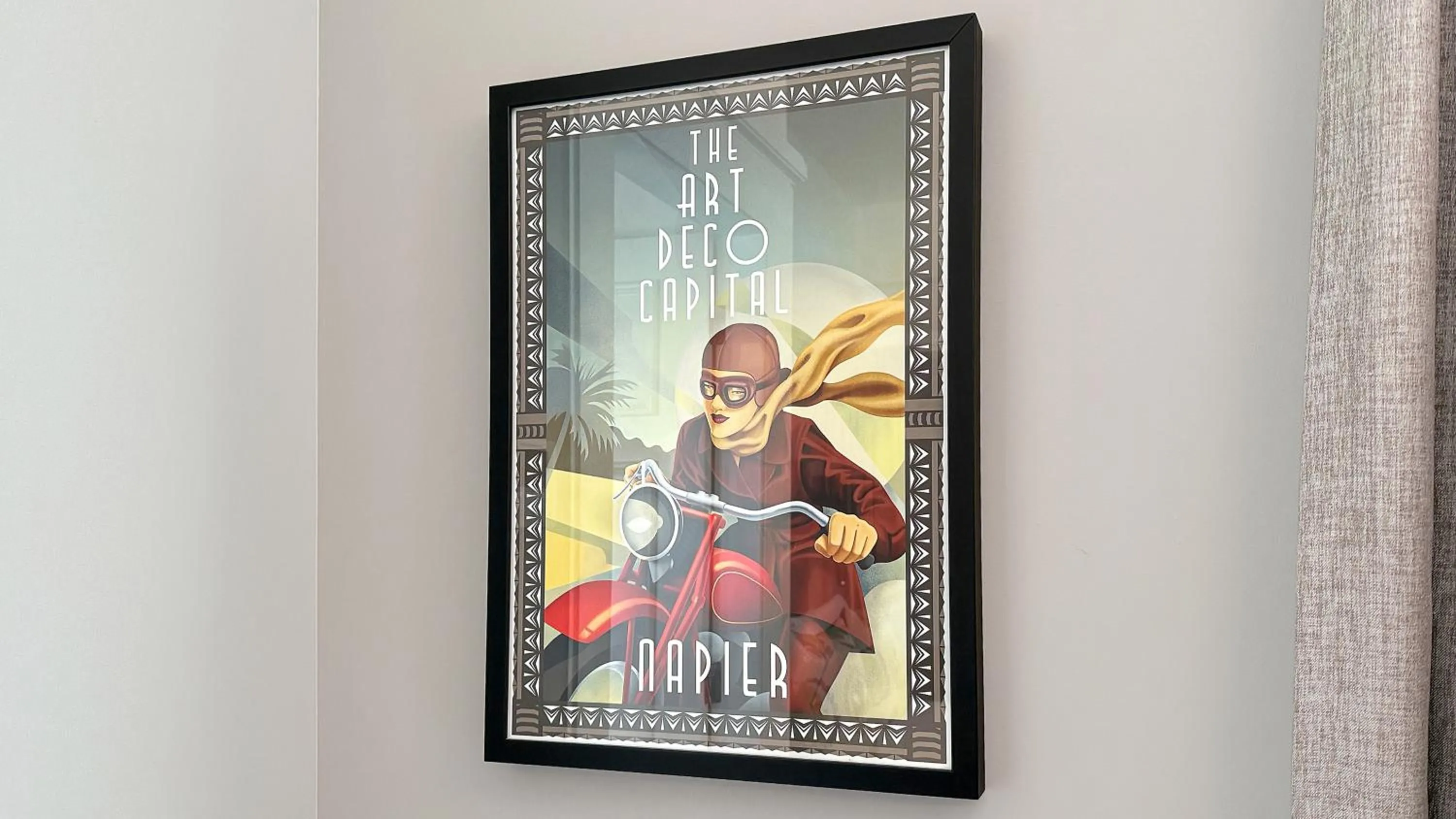 Decorative detail in Art Deco Masonic Hotel