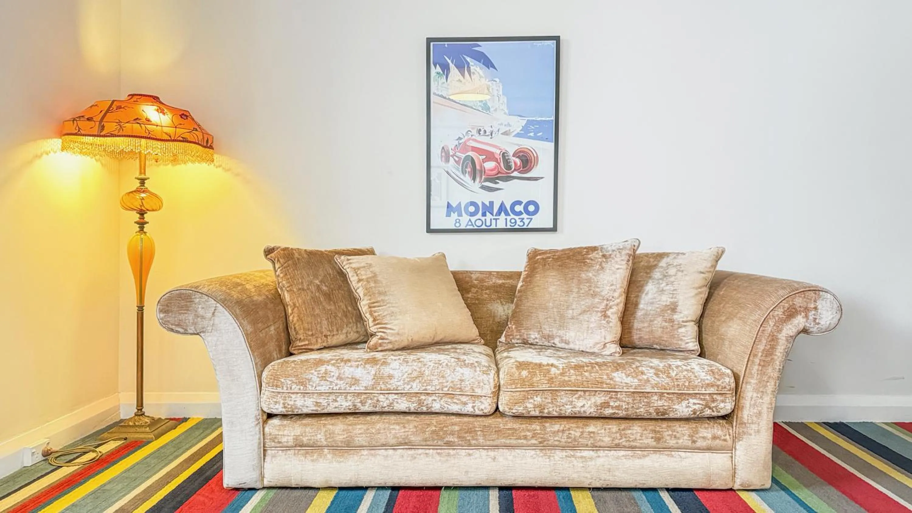 Seating area in Art Deco Masonic Hotel