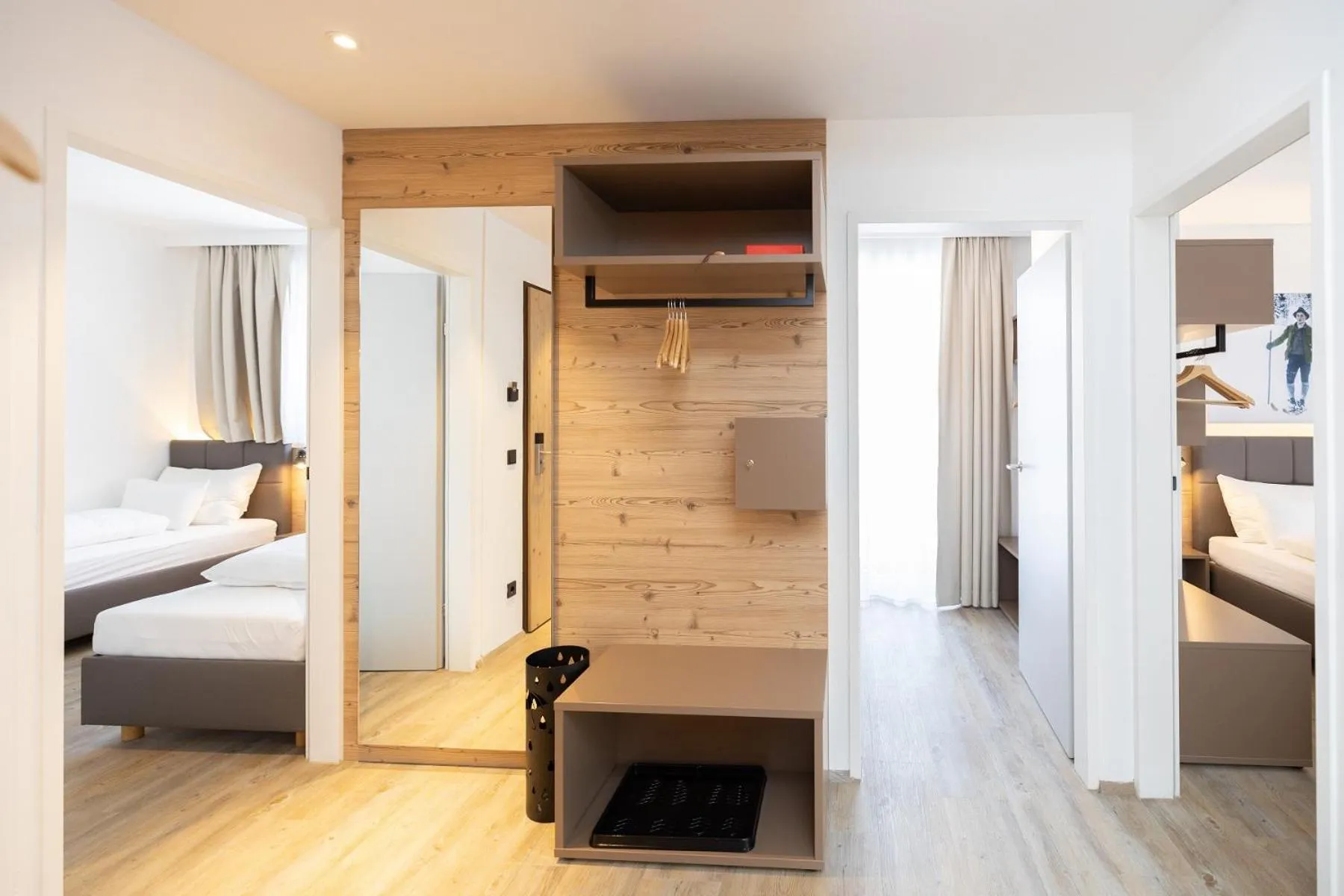 View (from property/room), Bed in ALPRIMA Aparthotel Hinterstoder