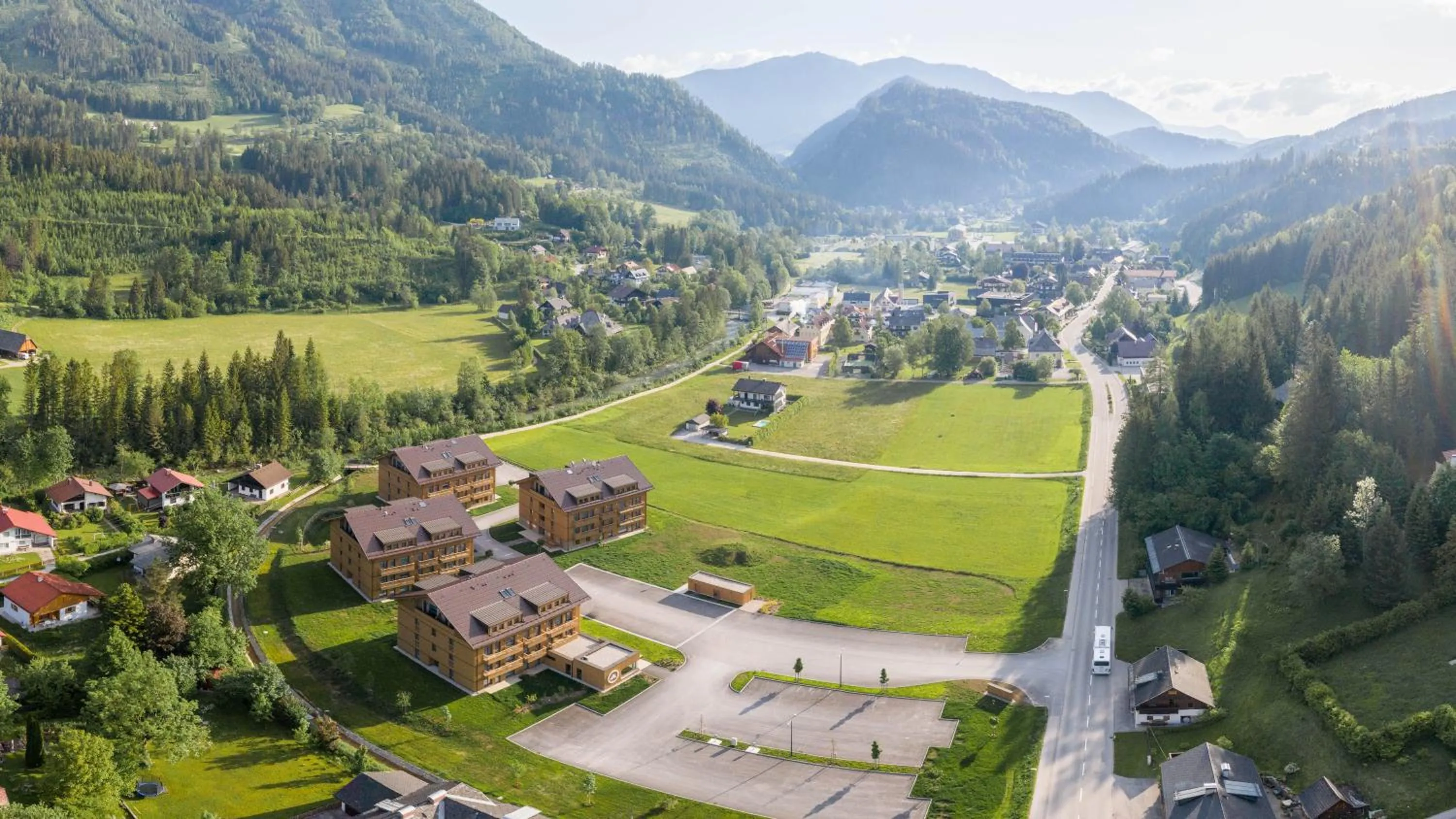 Bird's eye view in ALPRIMA Aparthotel Hinterstoder