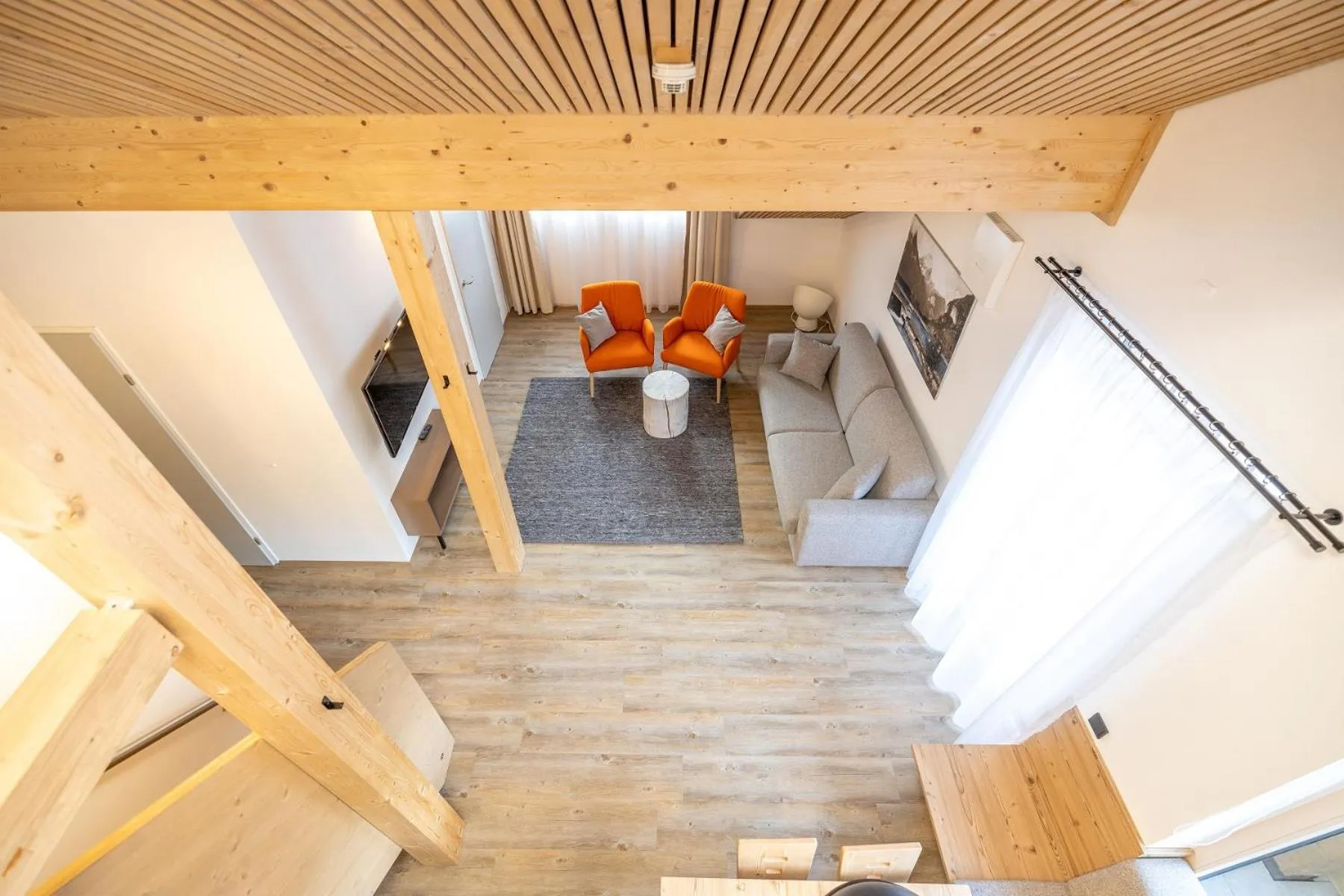 Living room in ALPRIMA Aparthotel Hinterstoder