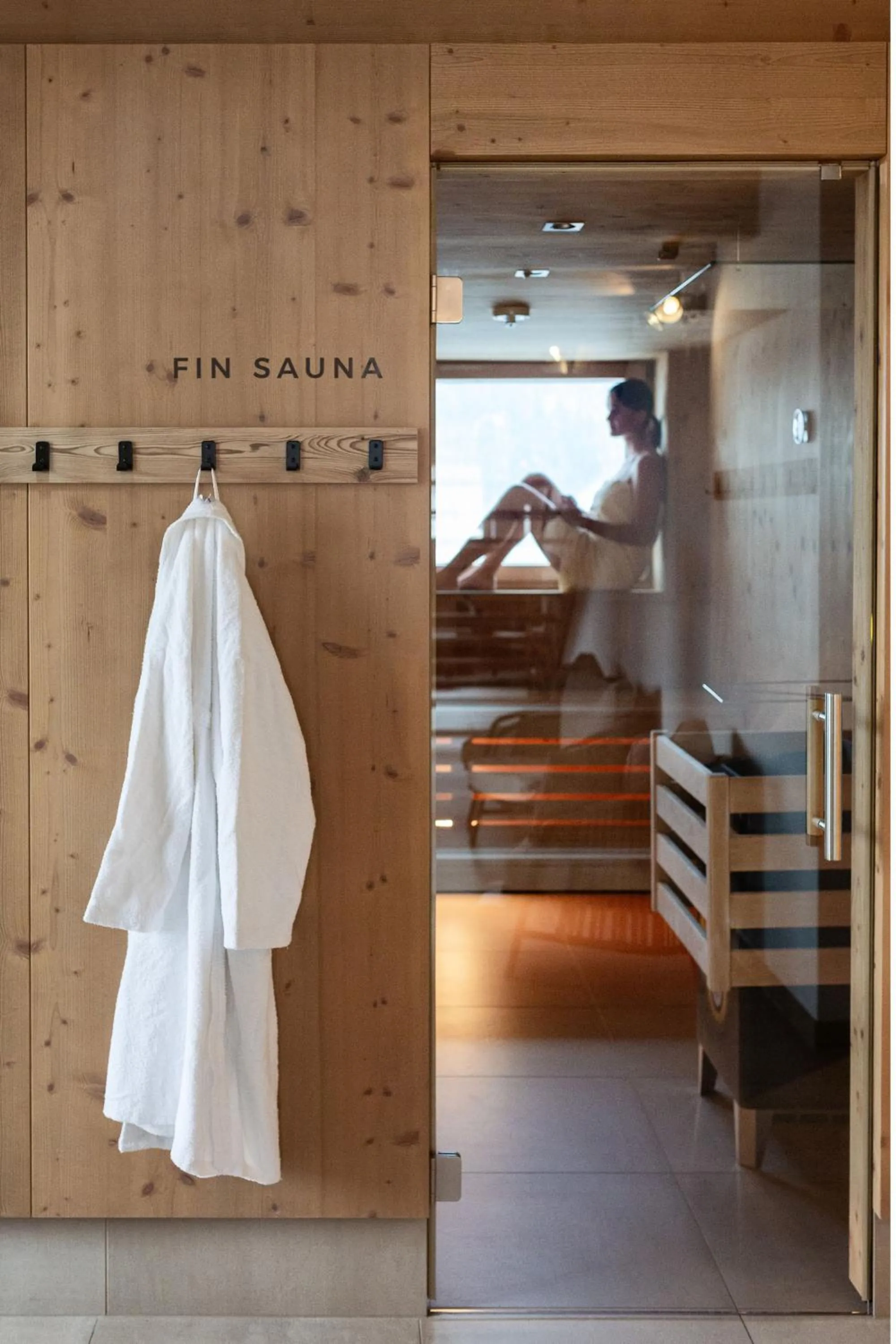 Sauna in ALPRIMA Aparthotel Hinterstoder