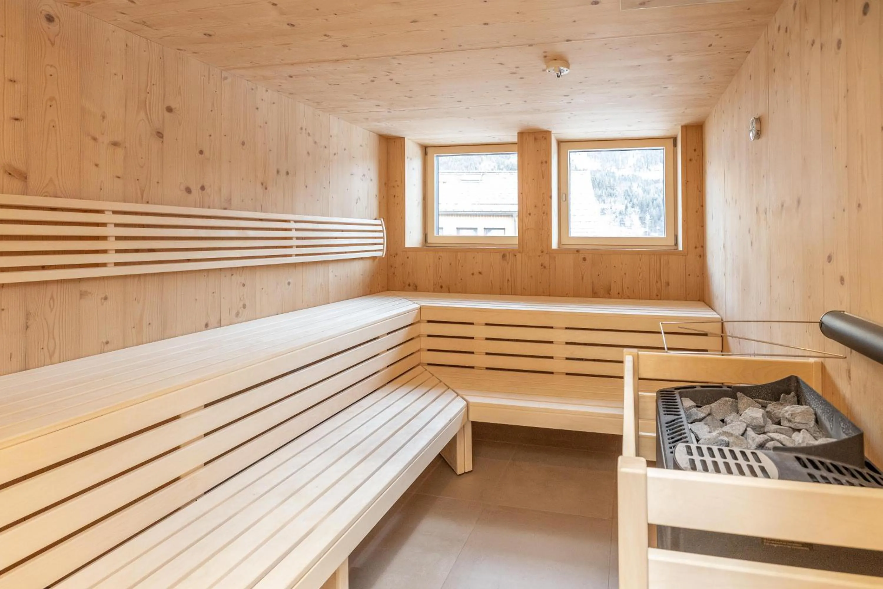Sauna in ALPRIMA Aparthotel Hinterstoder