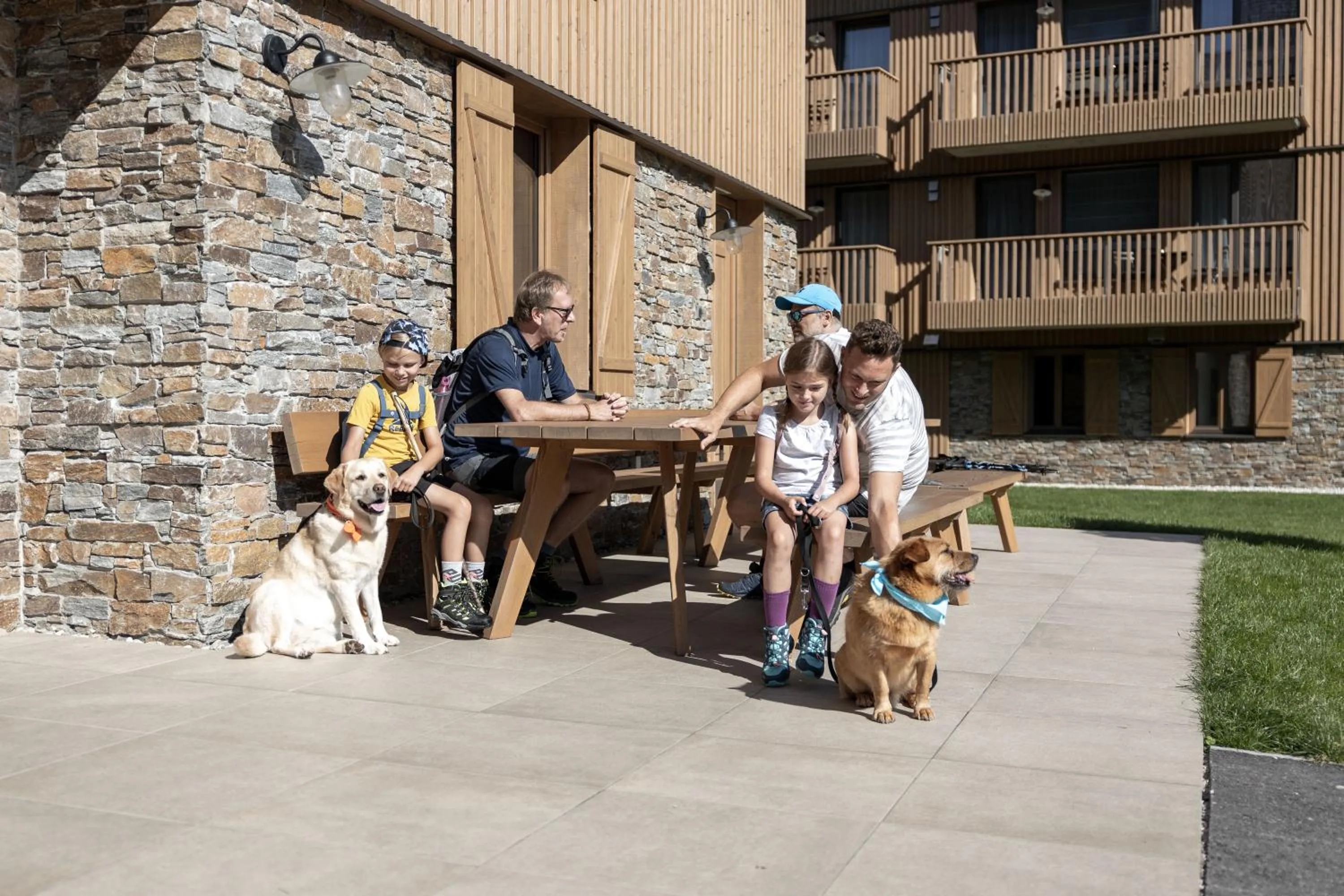 Seating area in ALPRIMA Aparthotel Hinterstoder