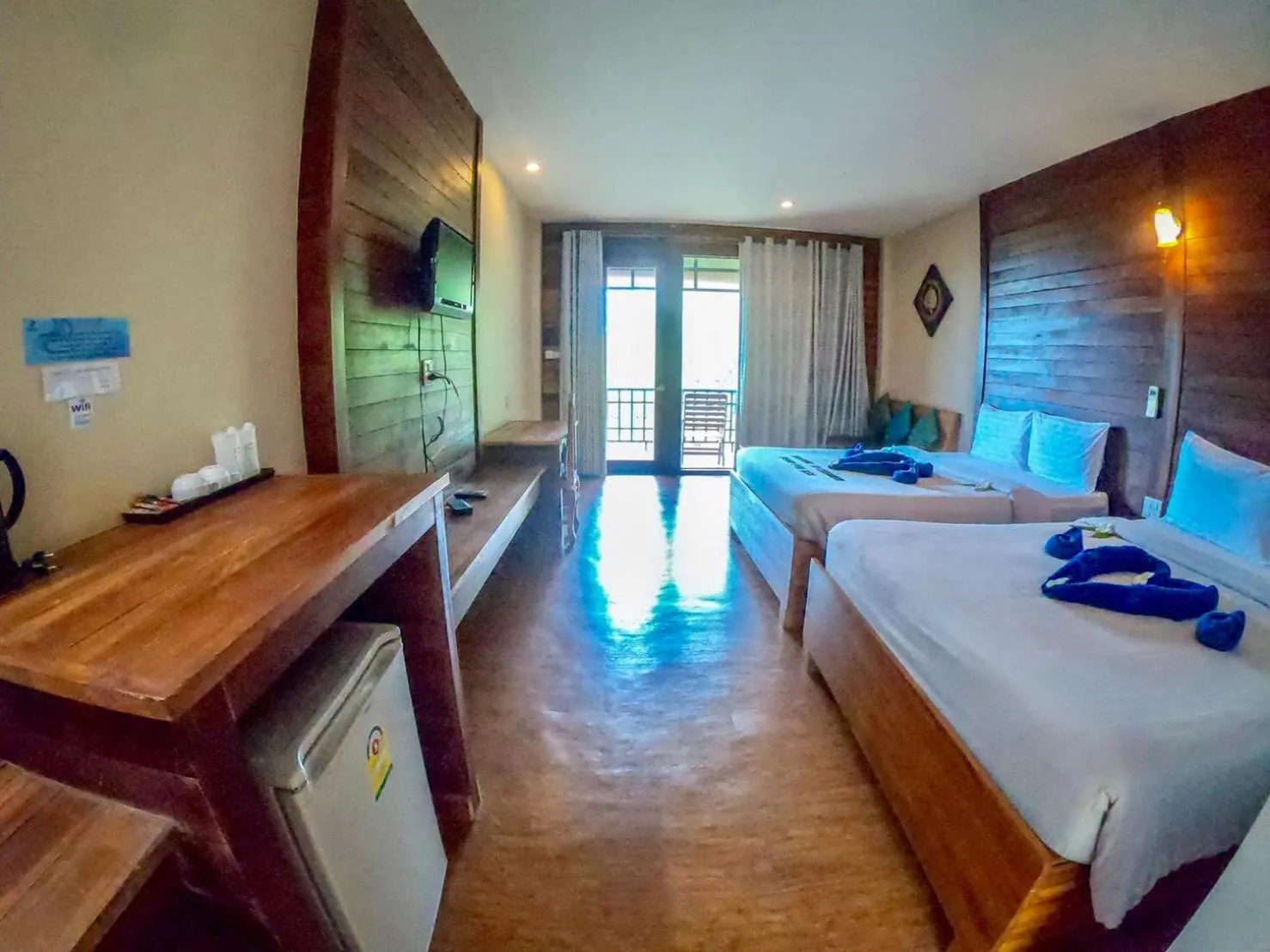 Bed in The Cinnamon Art Resort and Spa