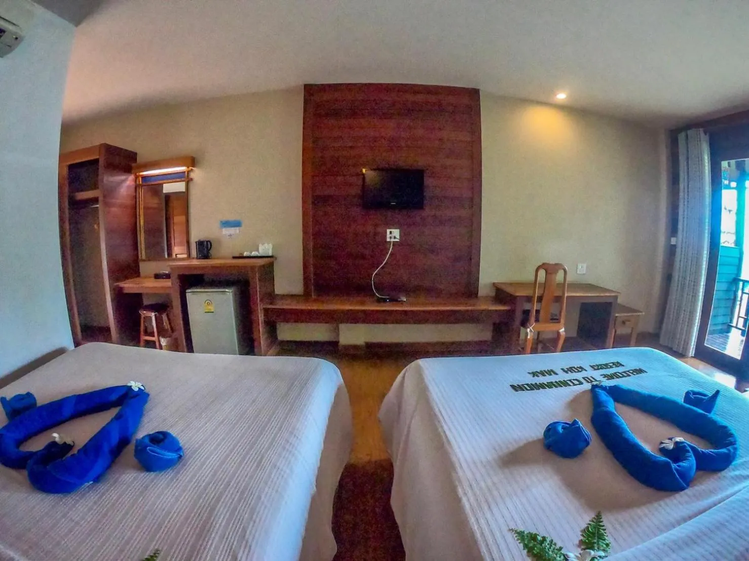 Bed in The Cinnamon Art Resort and Spa