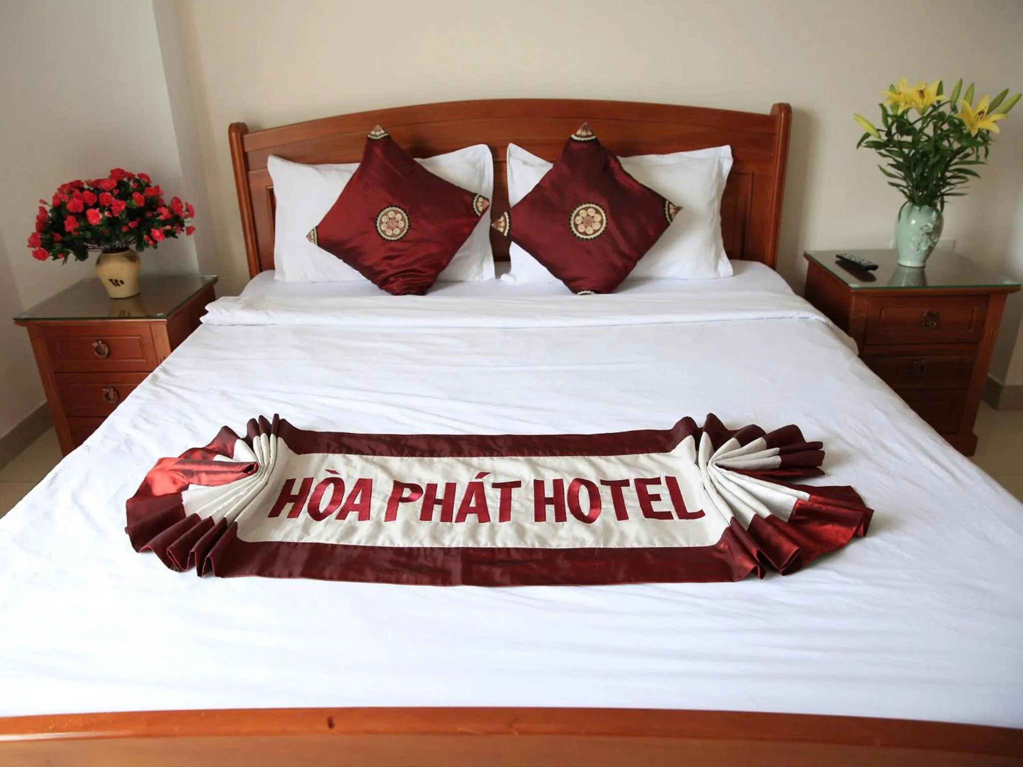 Bed in Hoa Phat Hotel & Apartment