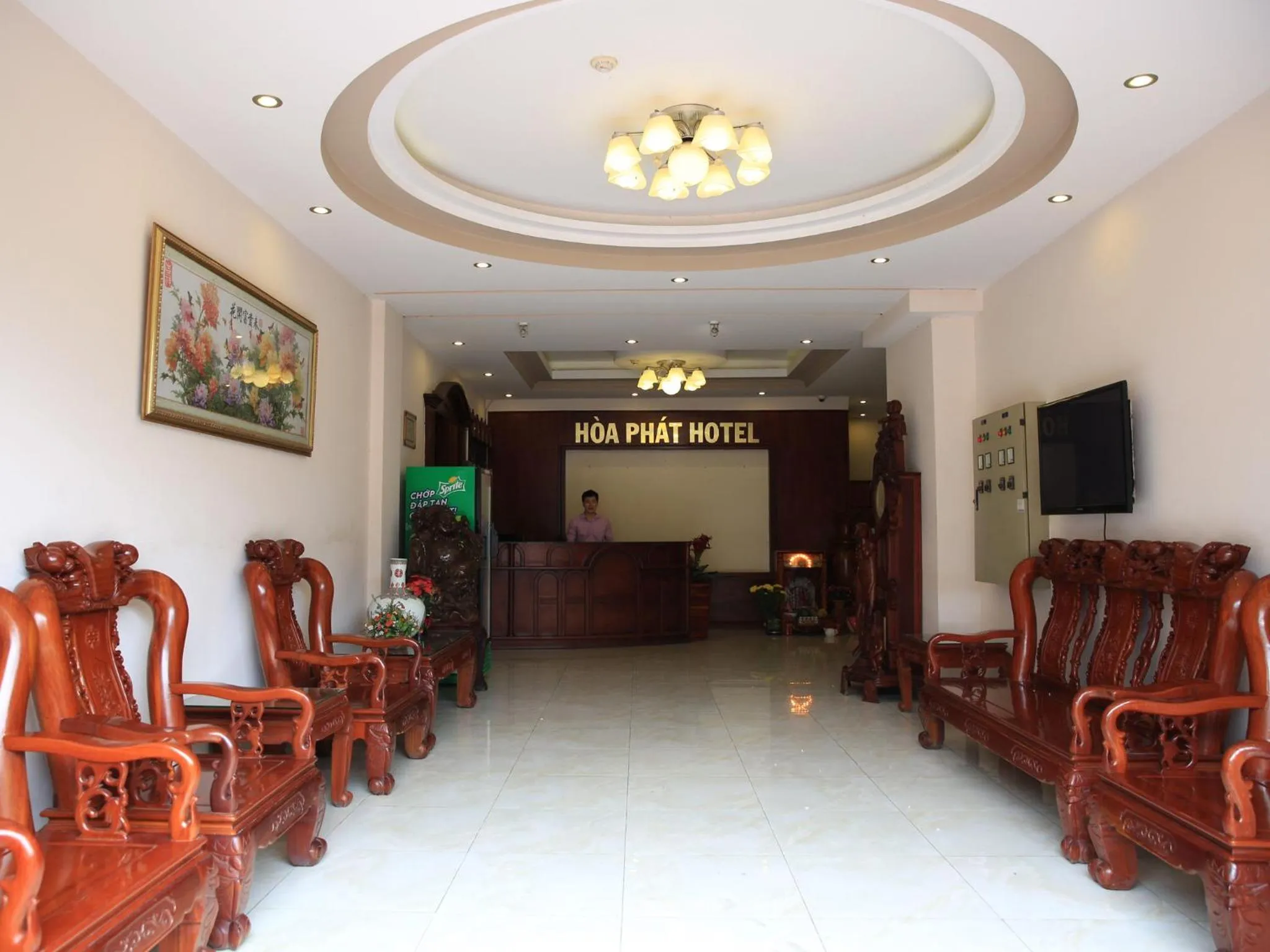 Lobby or reception in Hoa Phat Hotel & Apartment