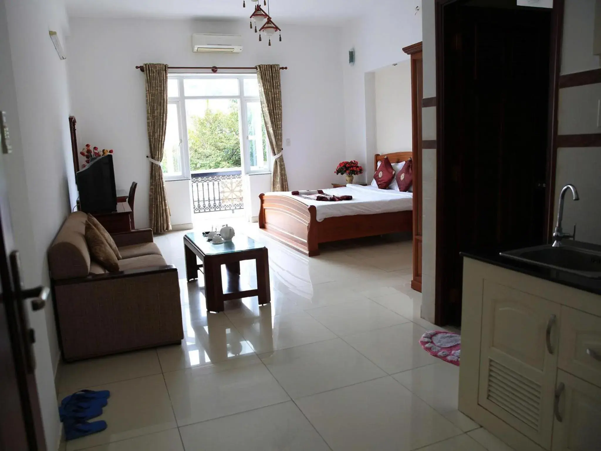 Bed in Hoa Phat Hotel & Apartment Bed in Hoa Phat Hotel & Apartment