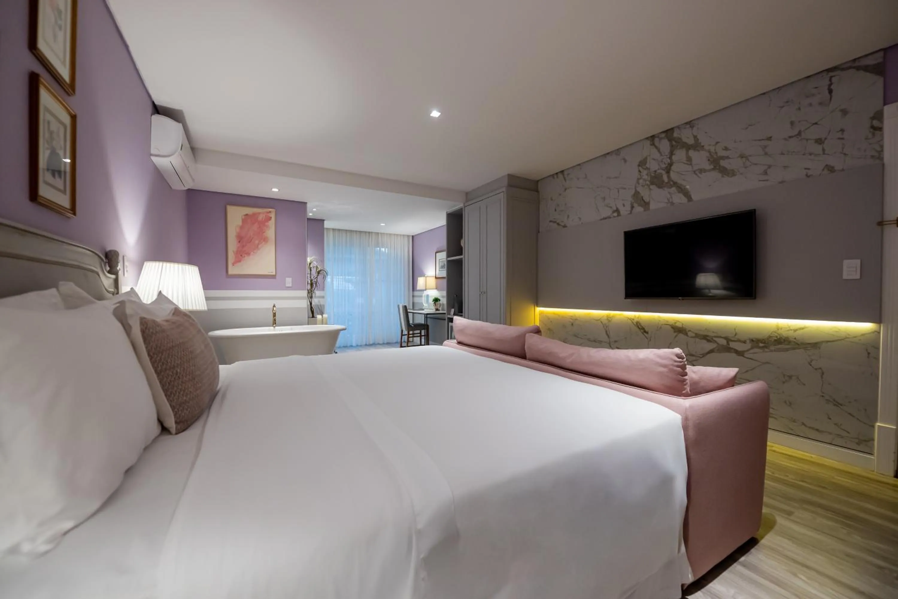 TV and multimedia, Bed in Villa do Vale Boutique Hotel