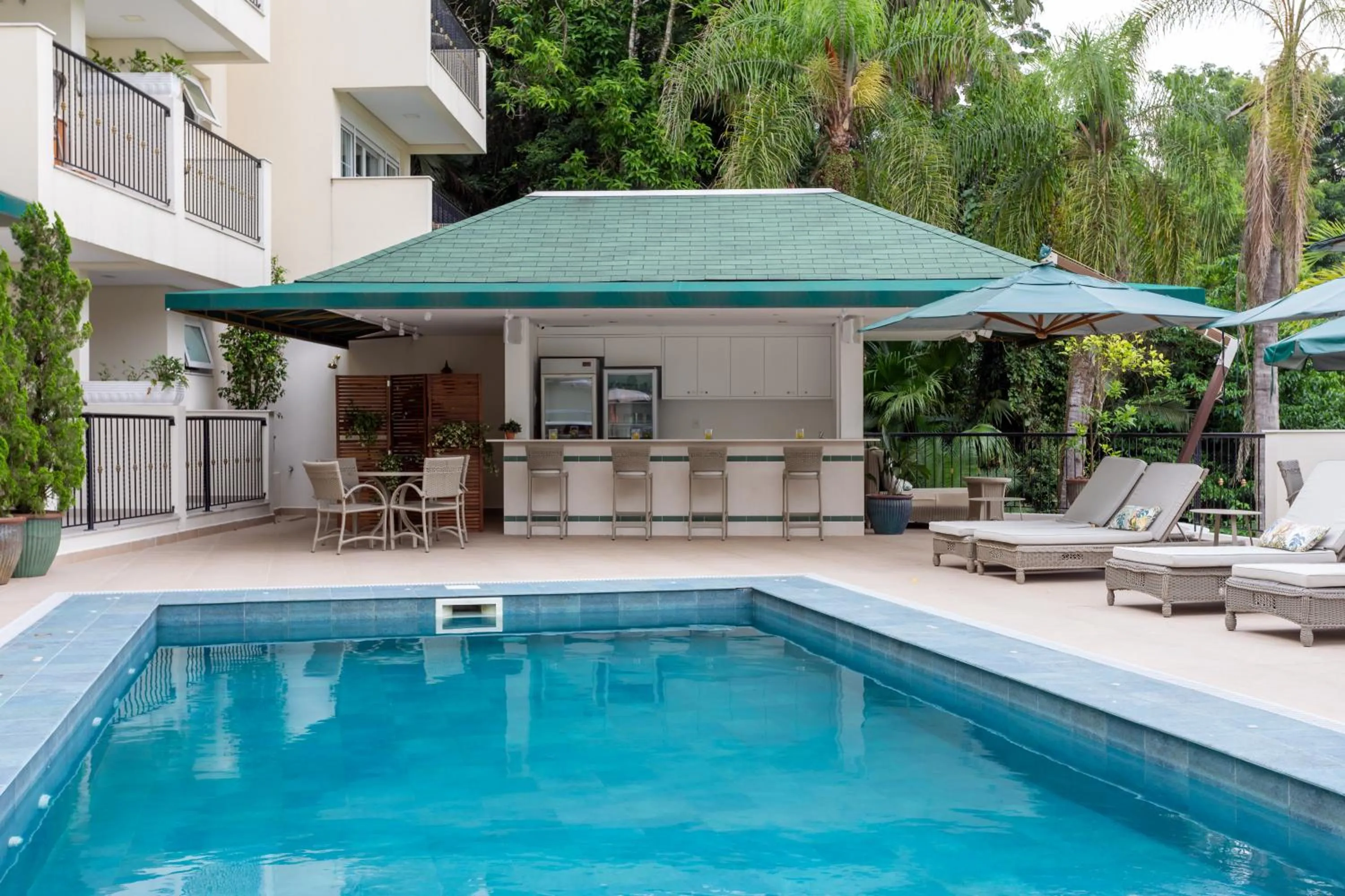 Pool view in Villa do Vale Boutique Hotel