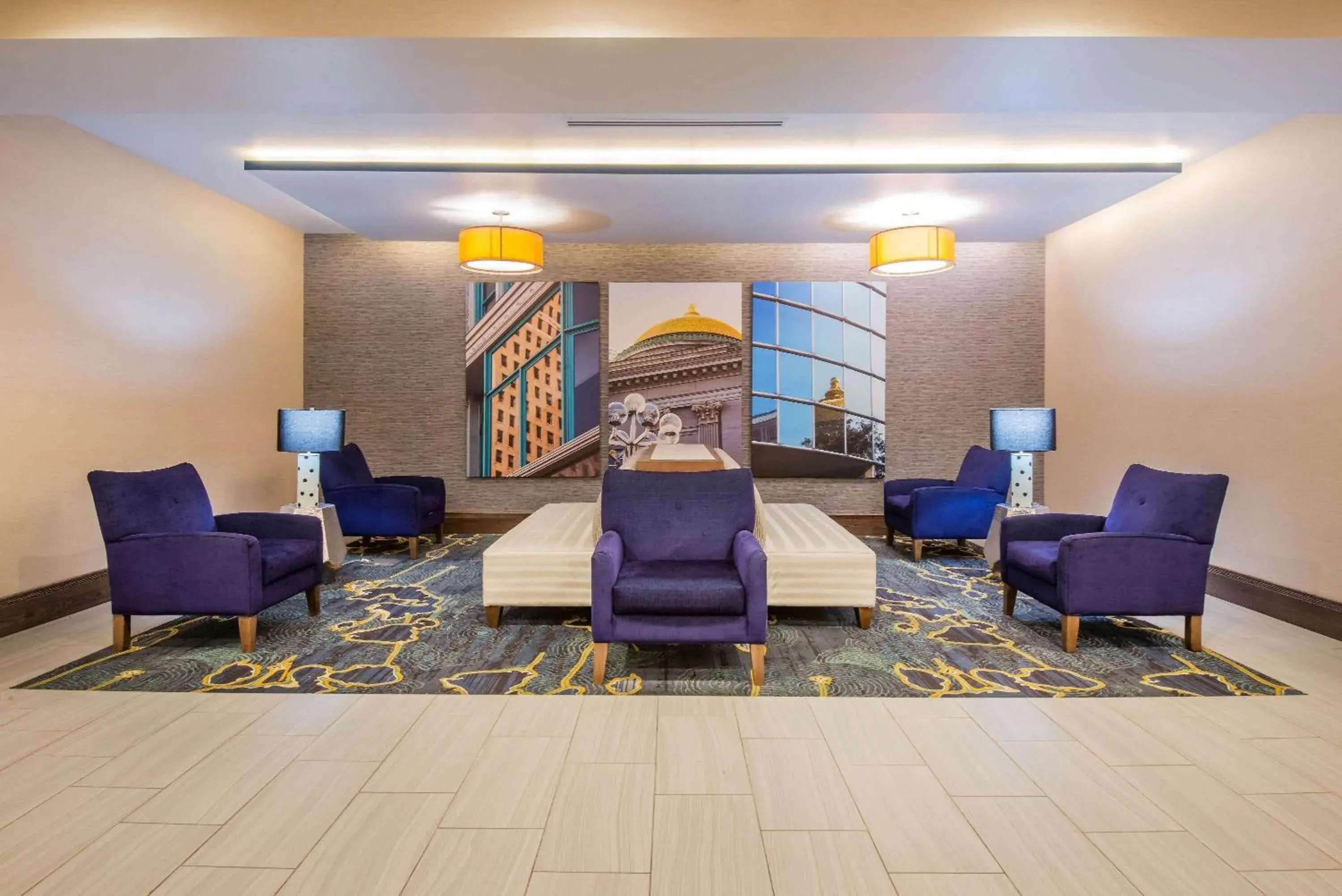 Lobby or reception in La Quinta by Wyndham Buffalo Amherst Lobby or reception in La Quinta by Wyndham Buffalo Amherst