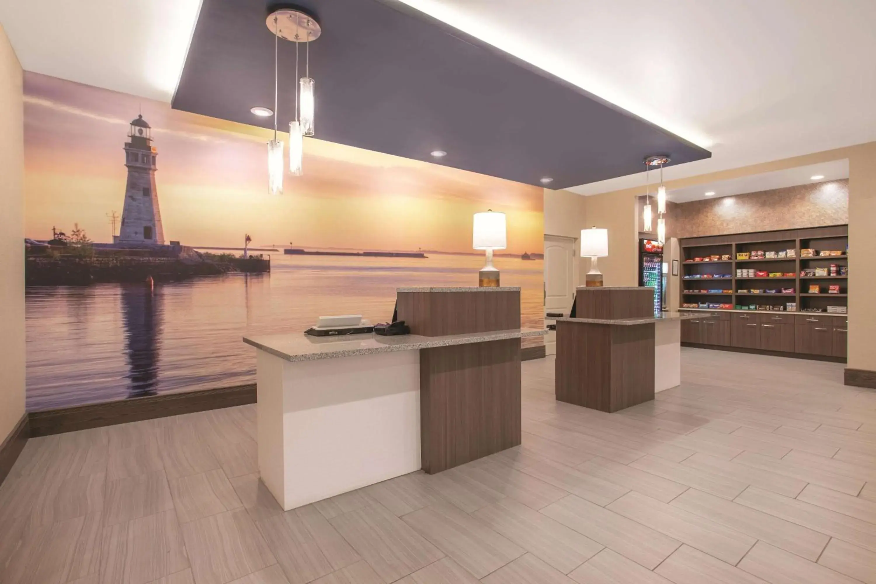 Lobby or reception in La Quinta by Wyndham Buffalo Amherst Lobby or reception in La Quinta by Wyndham Buffalo Amherst