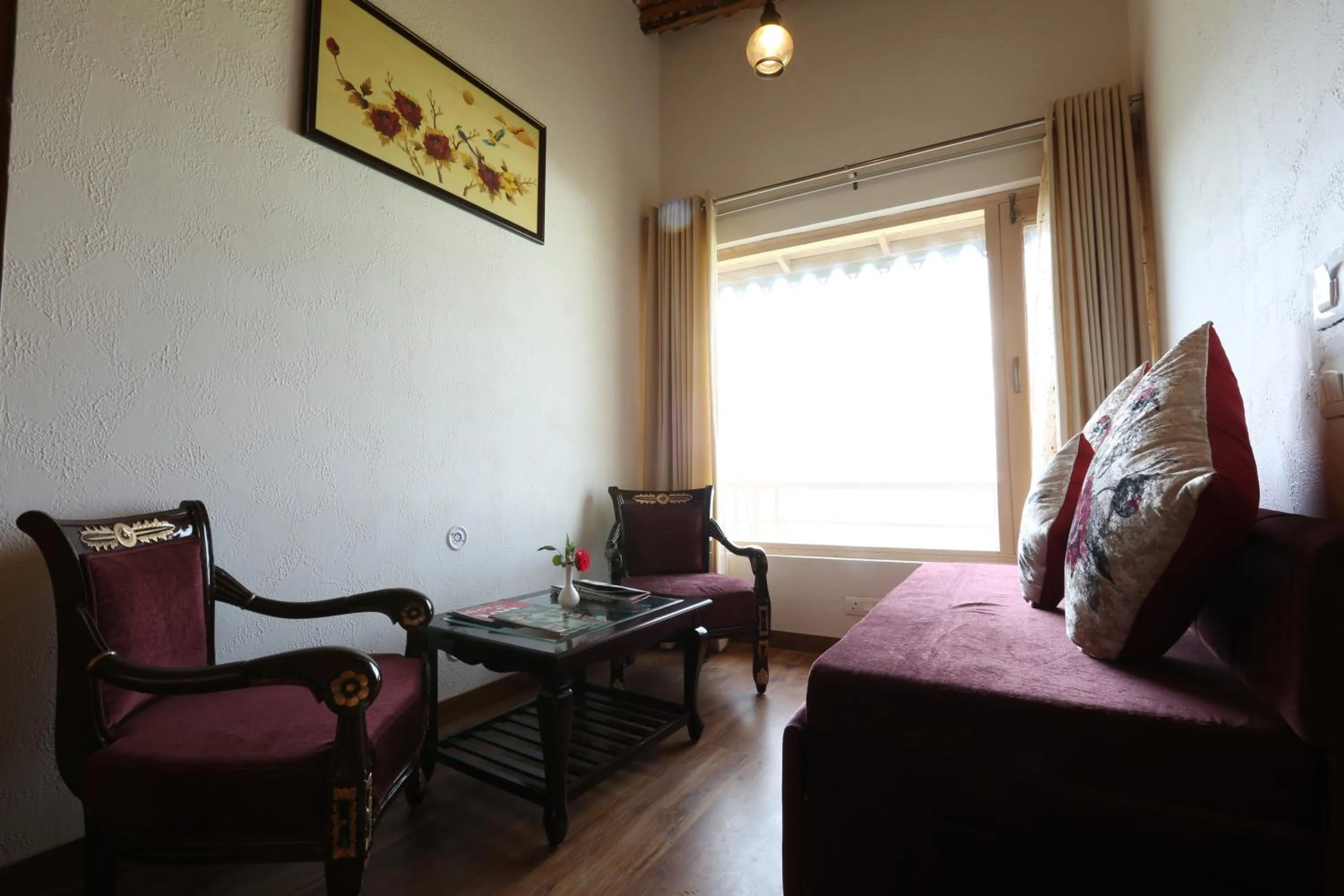 Living room in The Moksh Eco Inn