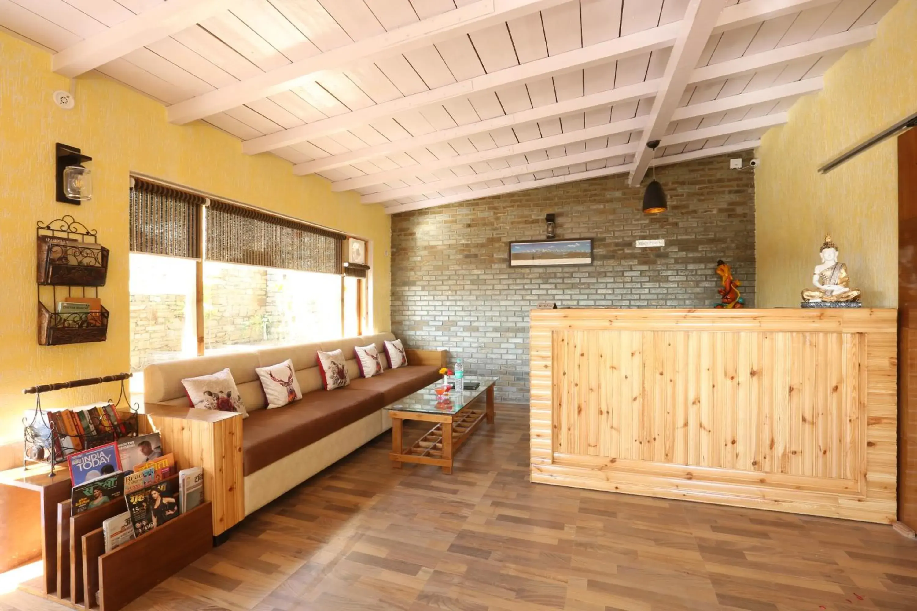 Lobby or reception in The Moksh Eco Inn Lobby or reception in The Moksh Eco Inn