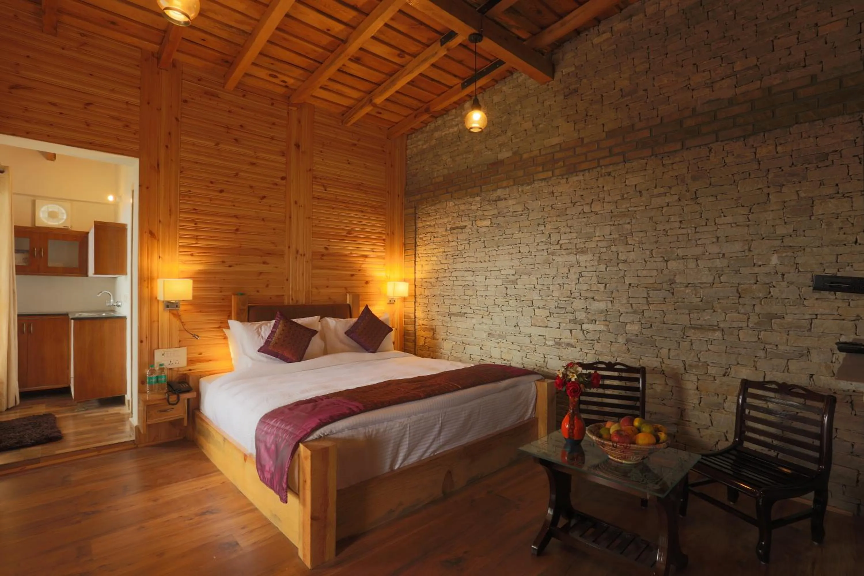 Photo of the whole room, Bed in The Moksh Eco Inn