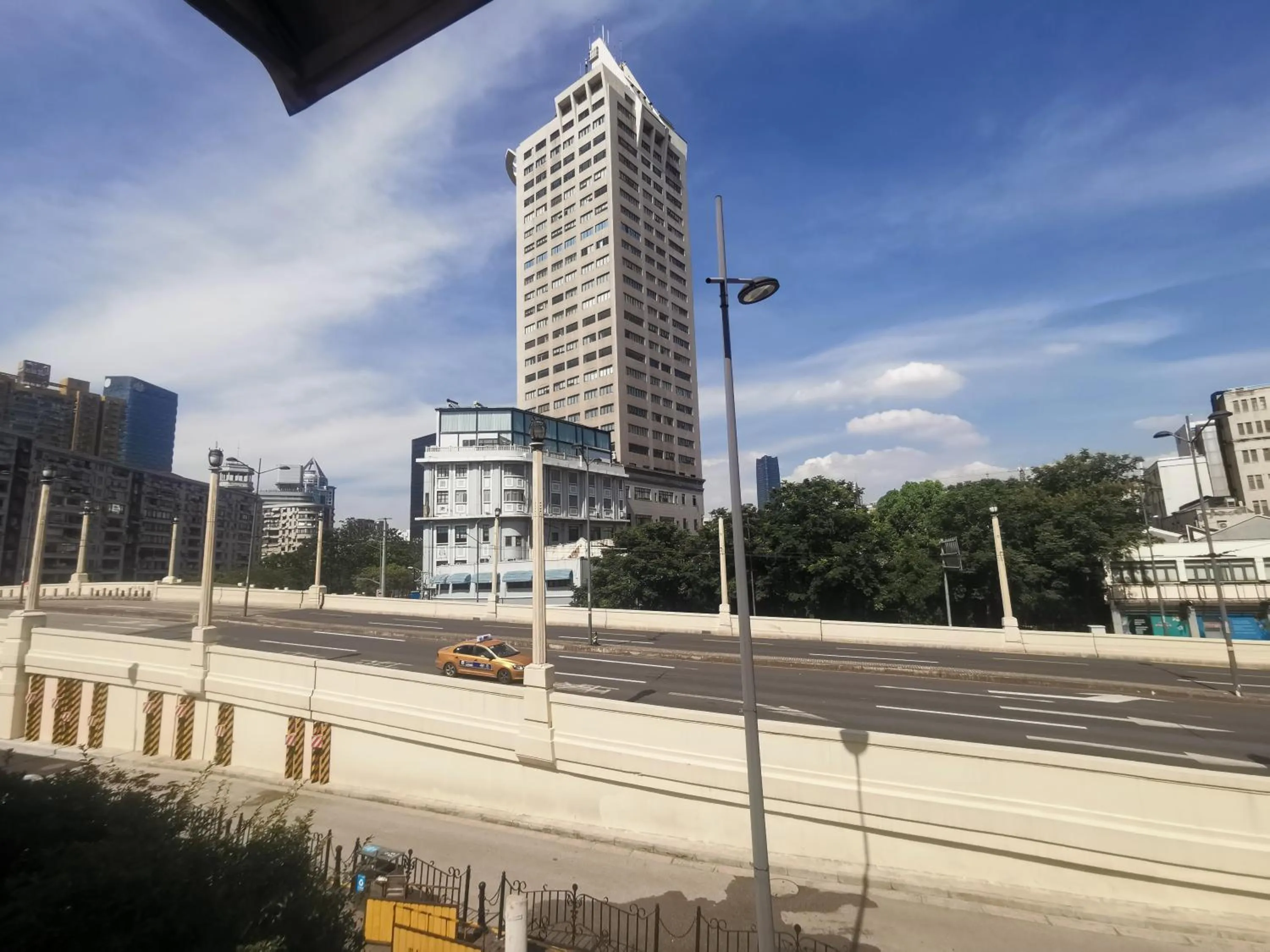 Landmark view in Shanghai Fish Inn Bund