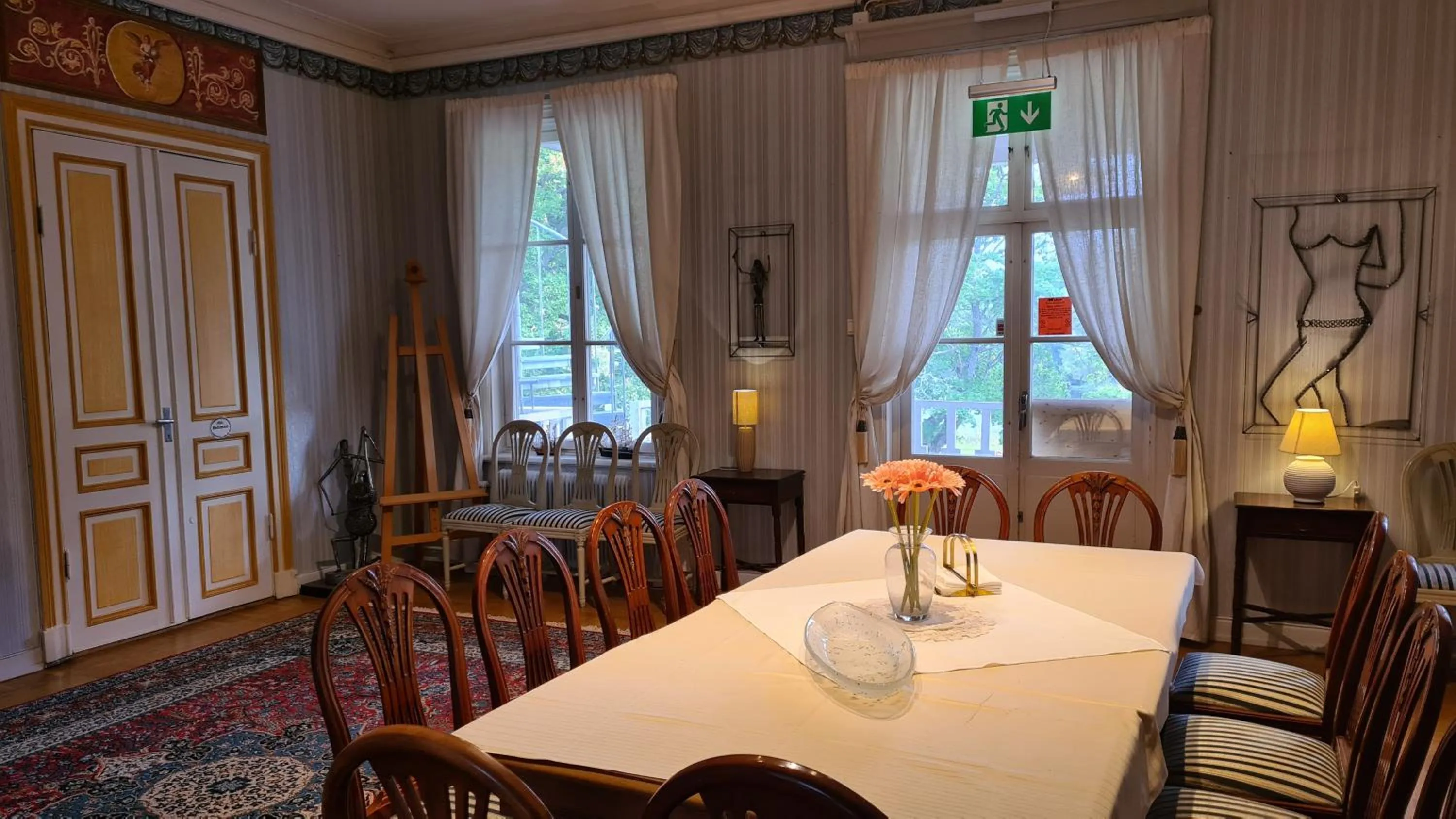 Seating area in Kolbäcks Gästgivaregård