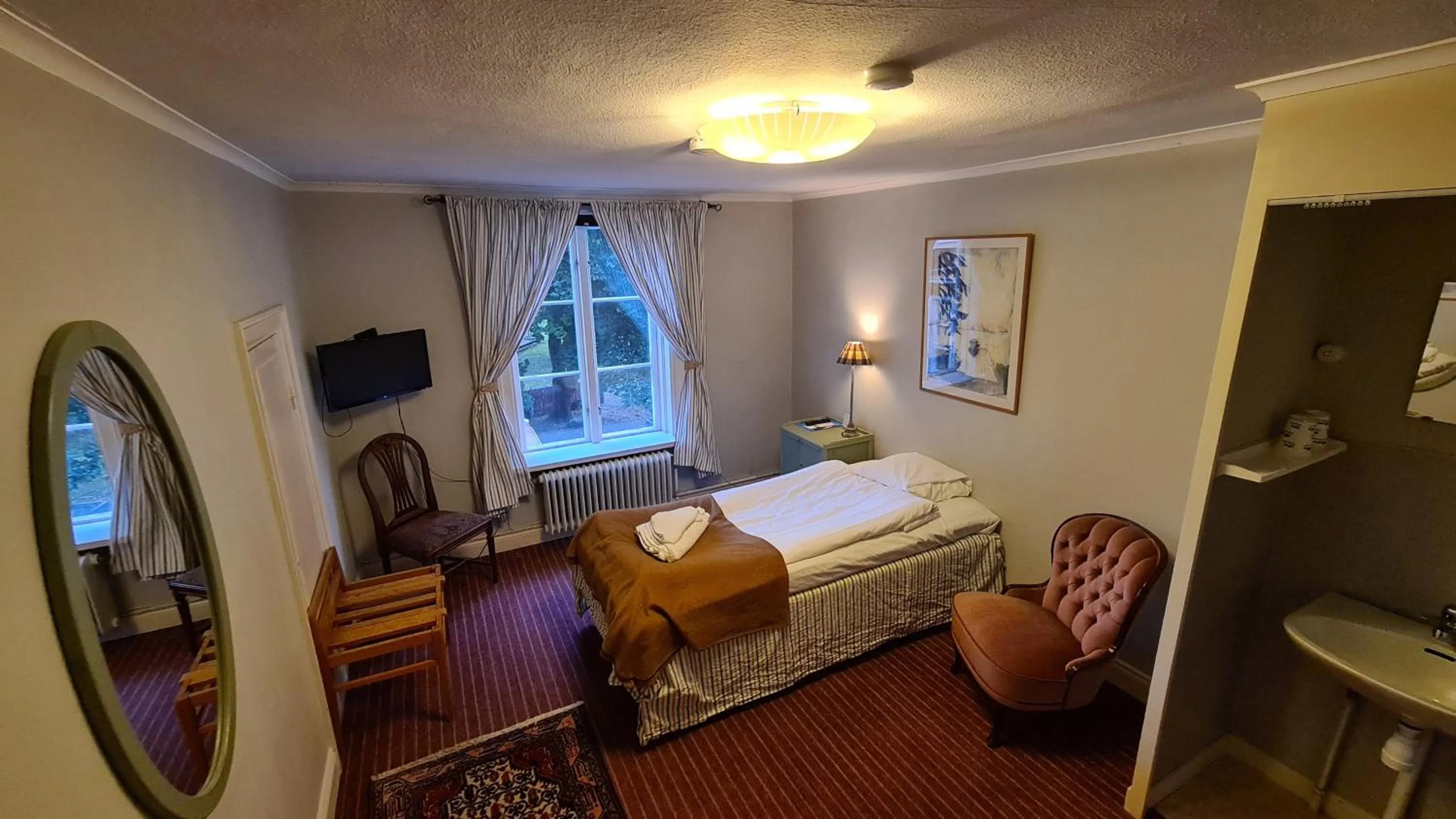 Bedroom, Bed in Kolbäcks Gästgivaregård