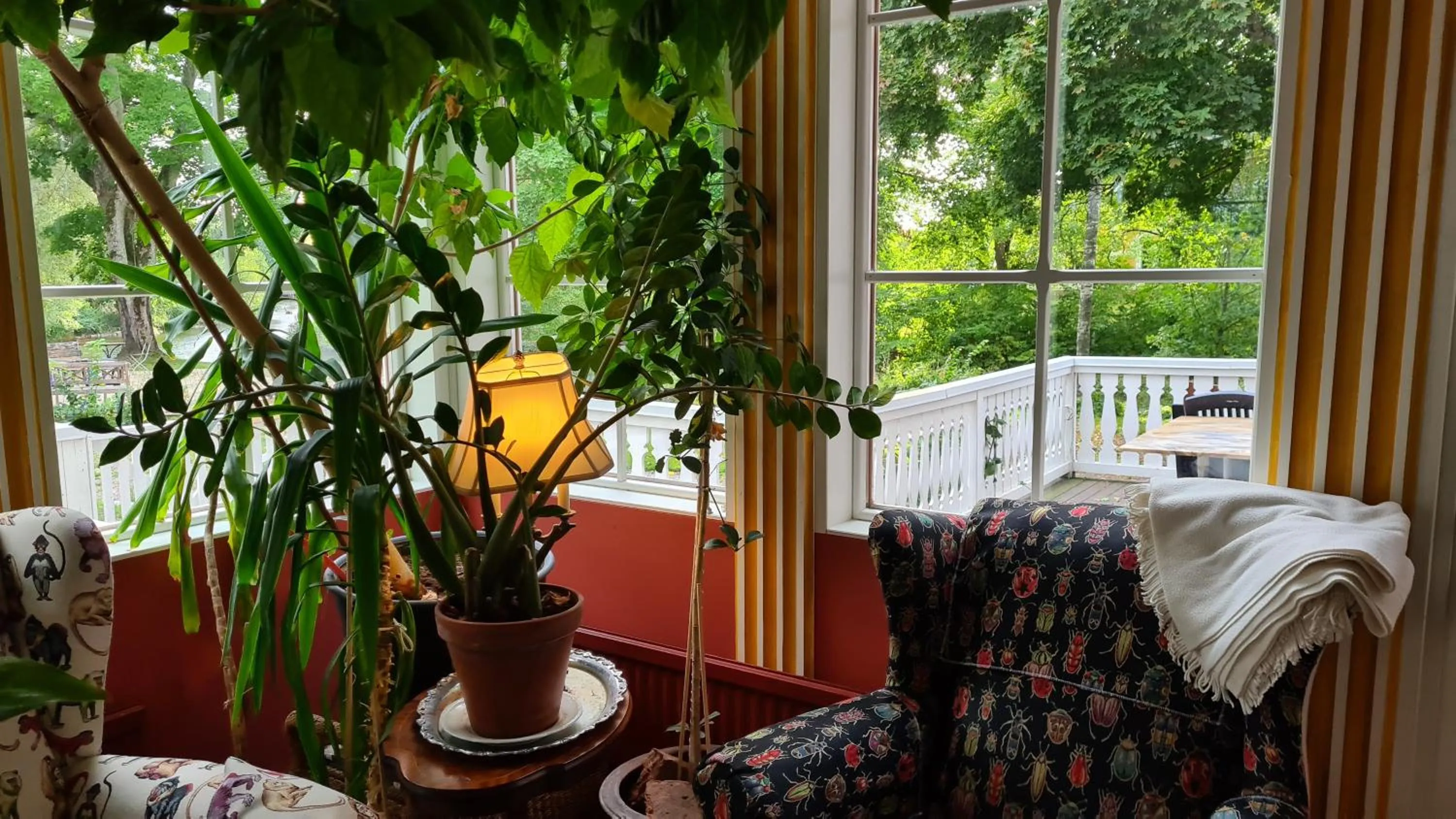 Seating area in Kolbäcks Gästgivaregård