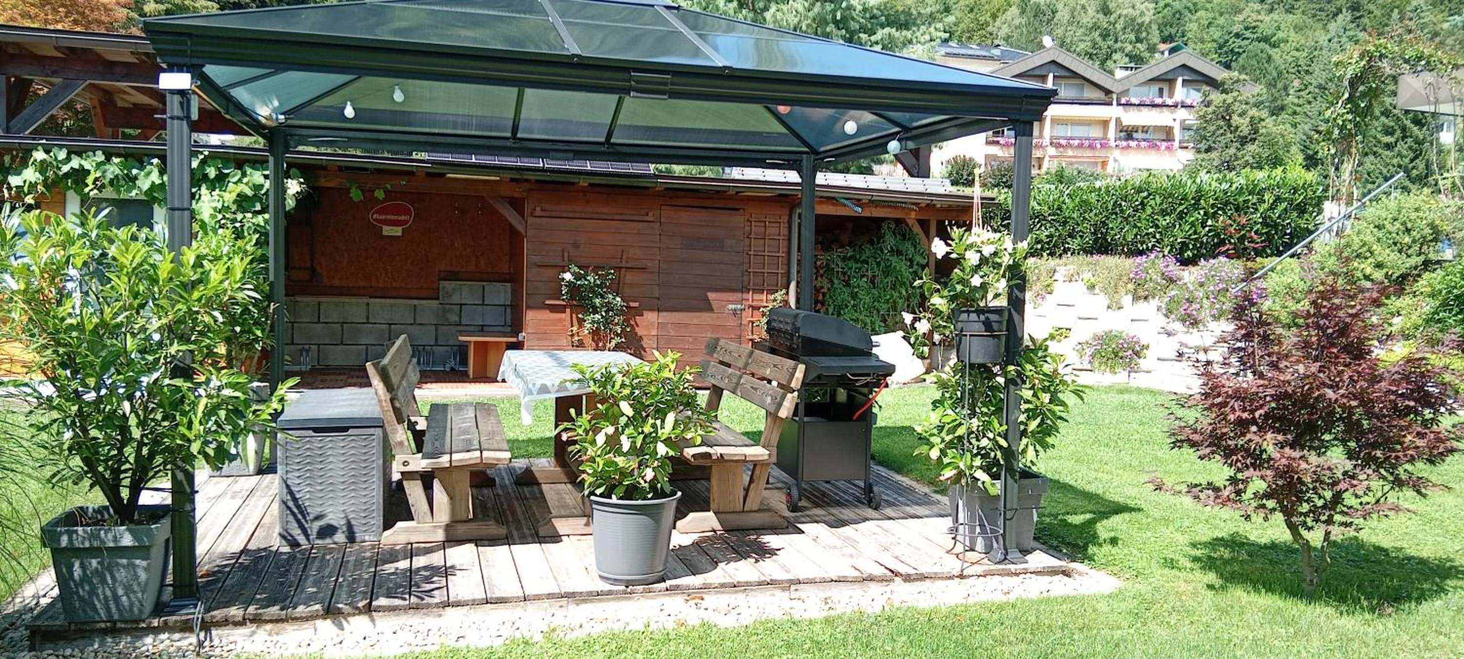 Garden in Gästehaus Tarmann