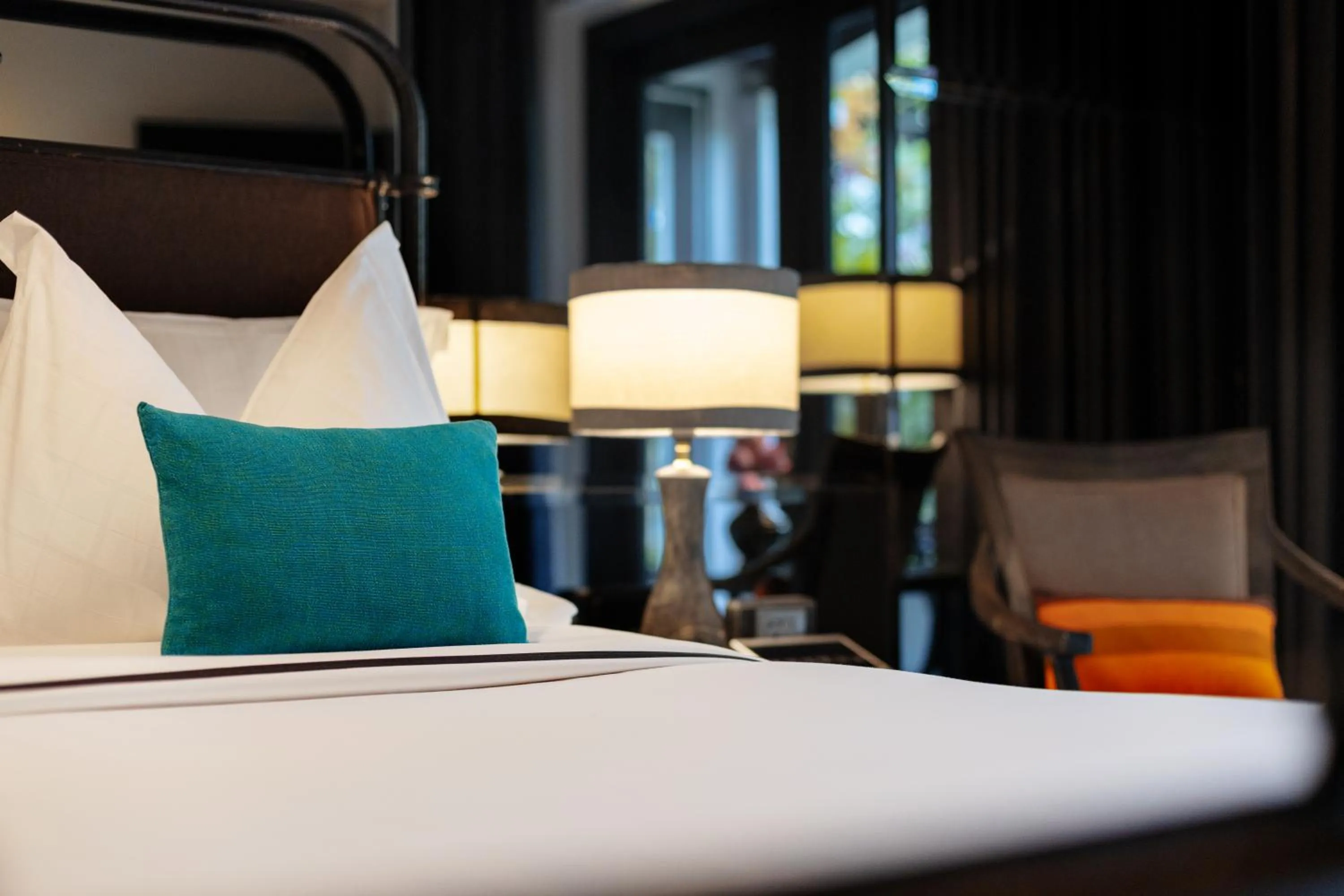 Bed in Shinta Mani Angkor