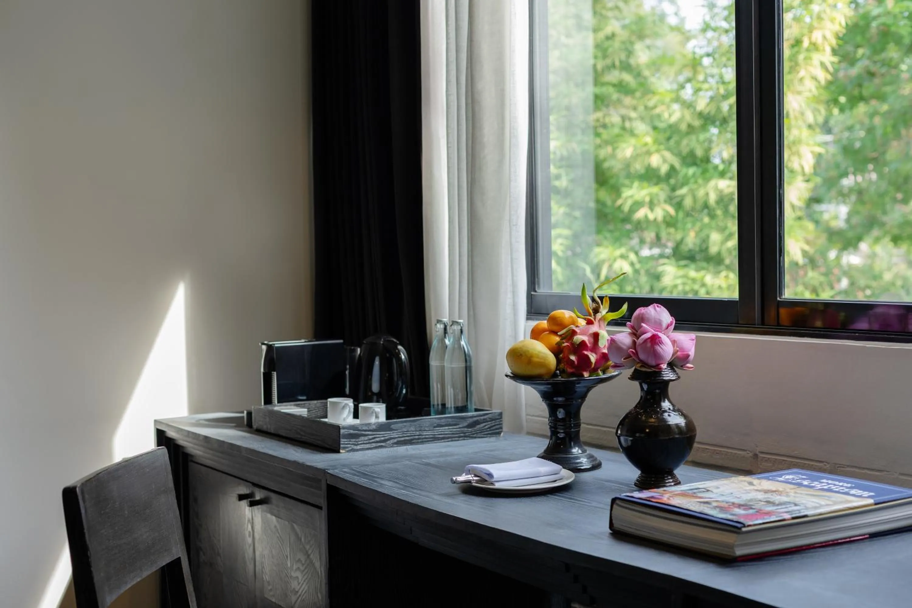 Seating area in Shinta Mani Angkor