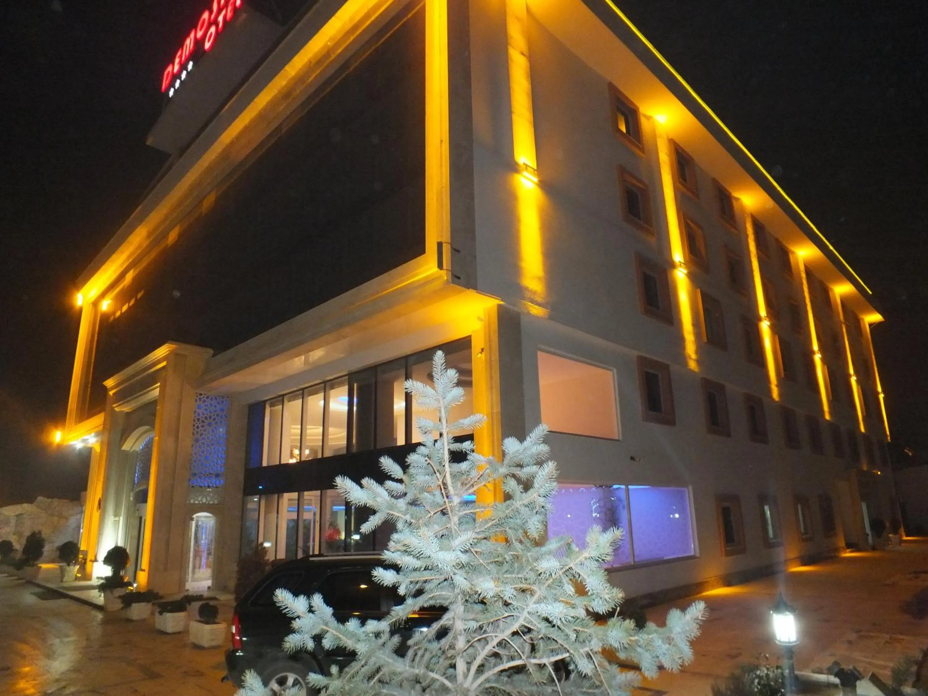 Facade/entrance in Demosan Hotel
