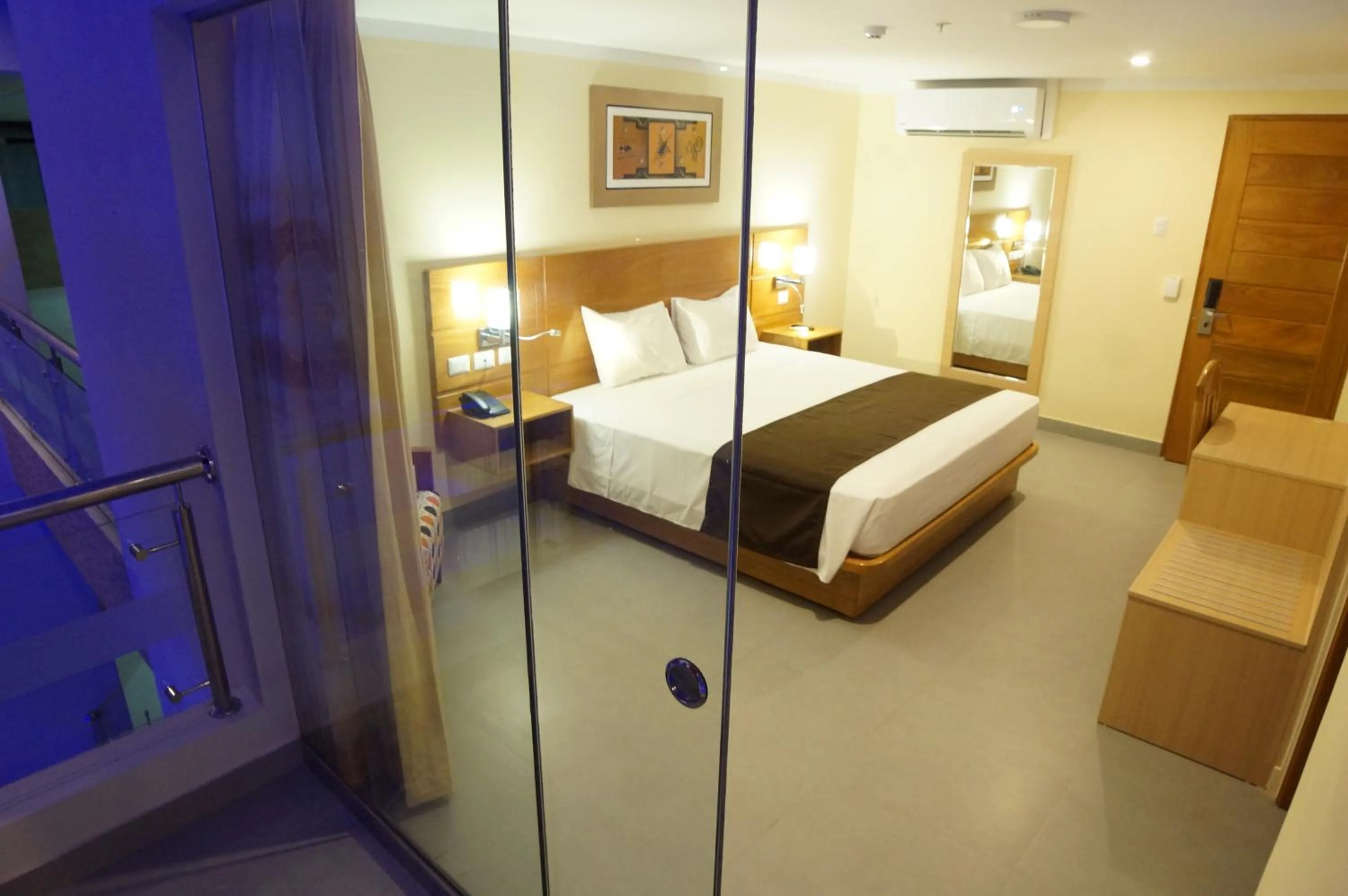 Bed in Águila Dorada Selva Hotel