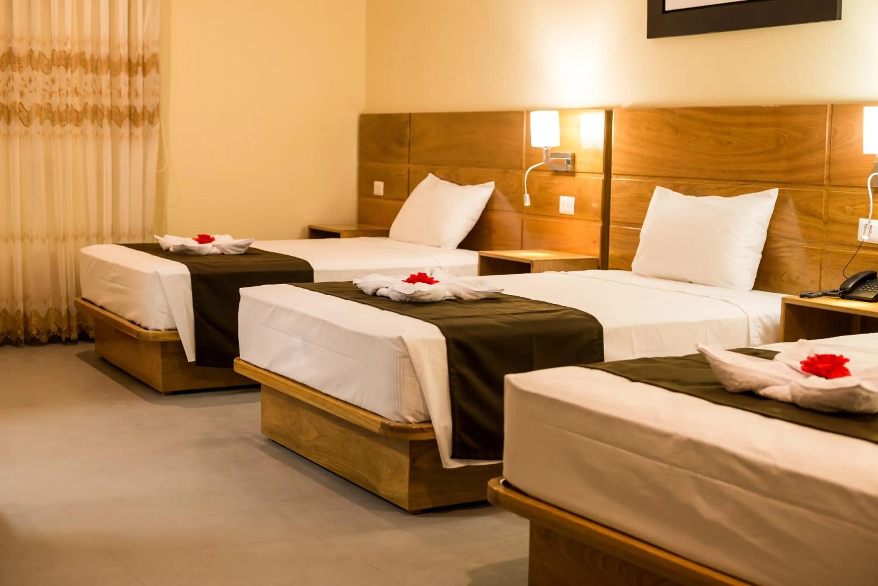 Bed in Águila Dorada Selva Hotel
