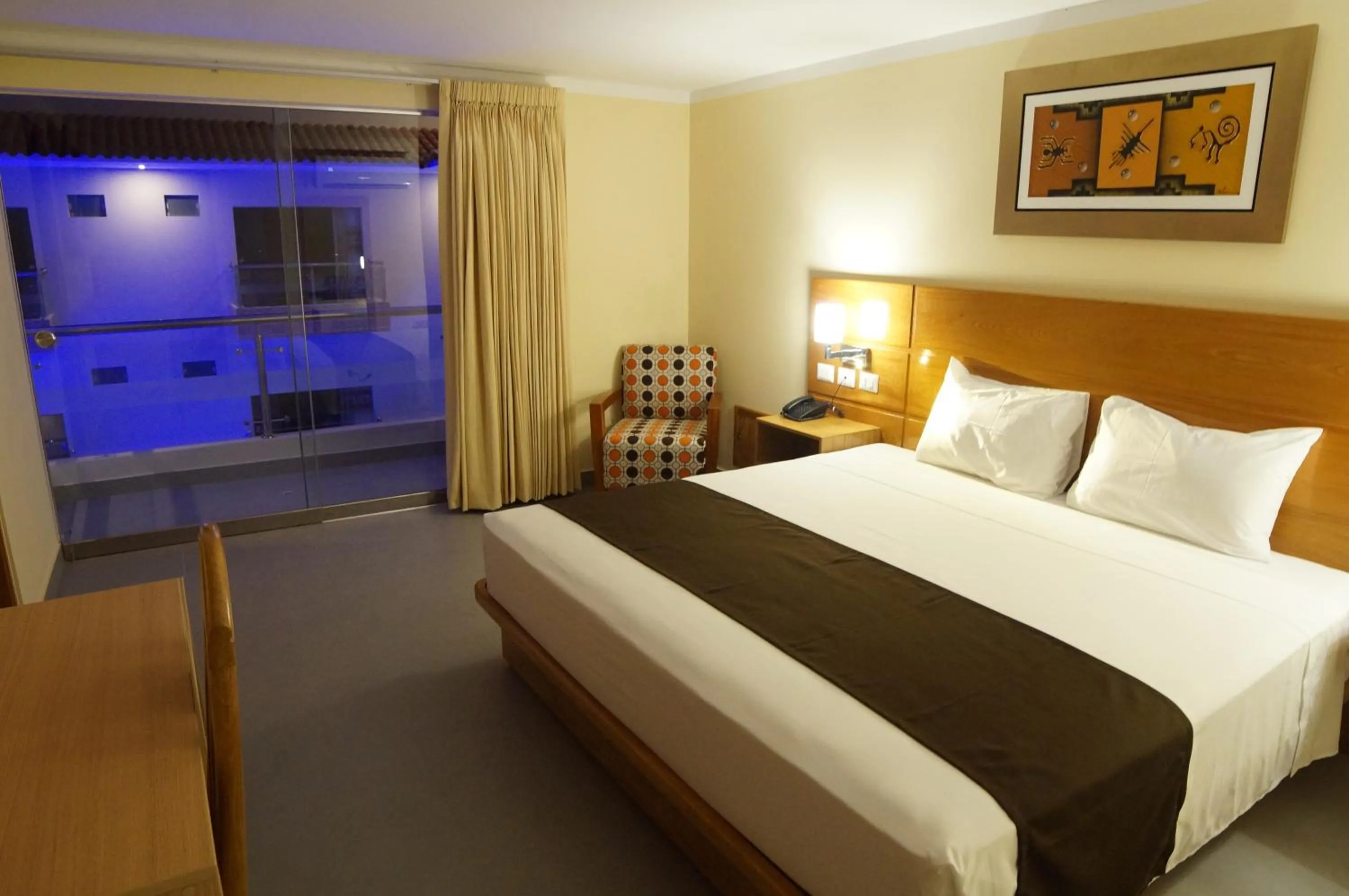 Bed in Águila Dorada Selva Hotel