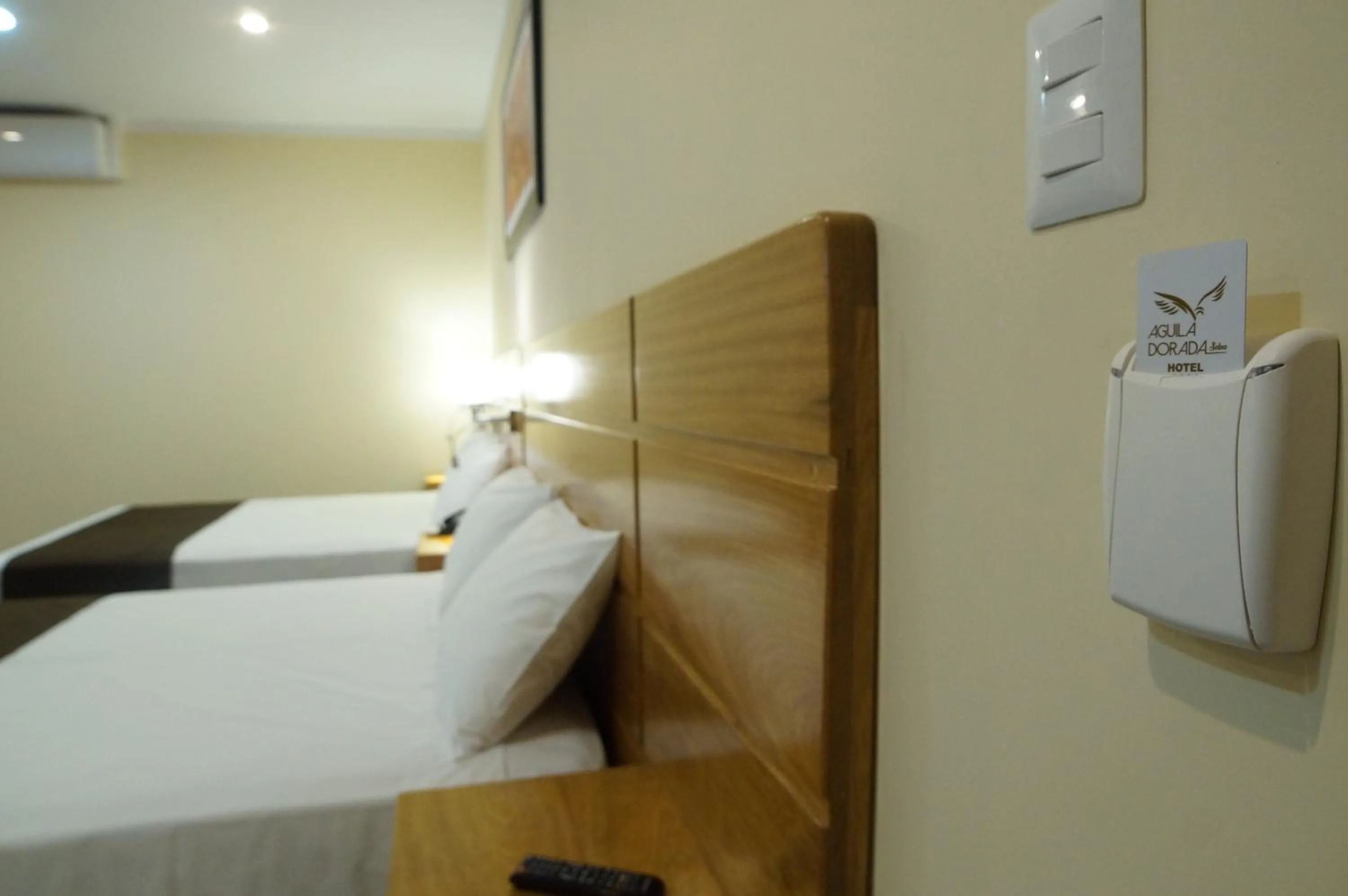 Bed in Águila Dorada Selva Hotel